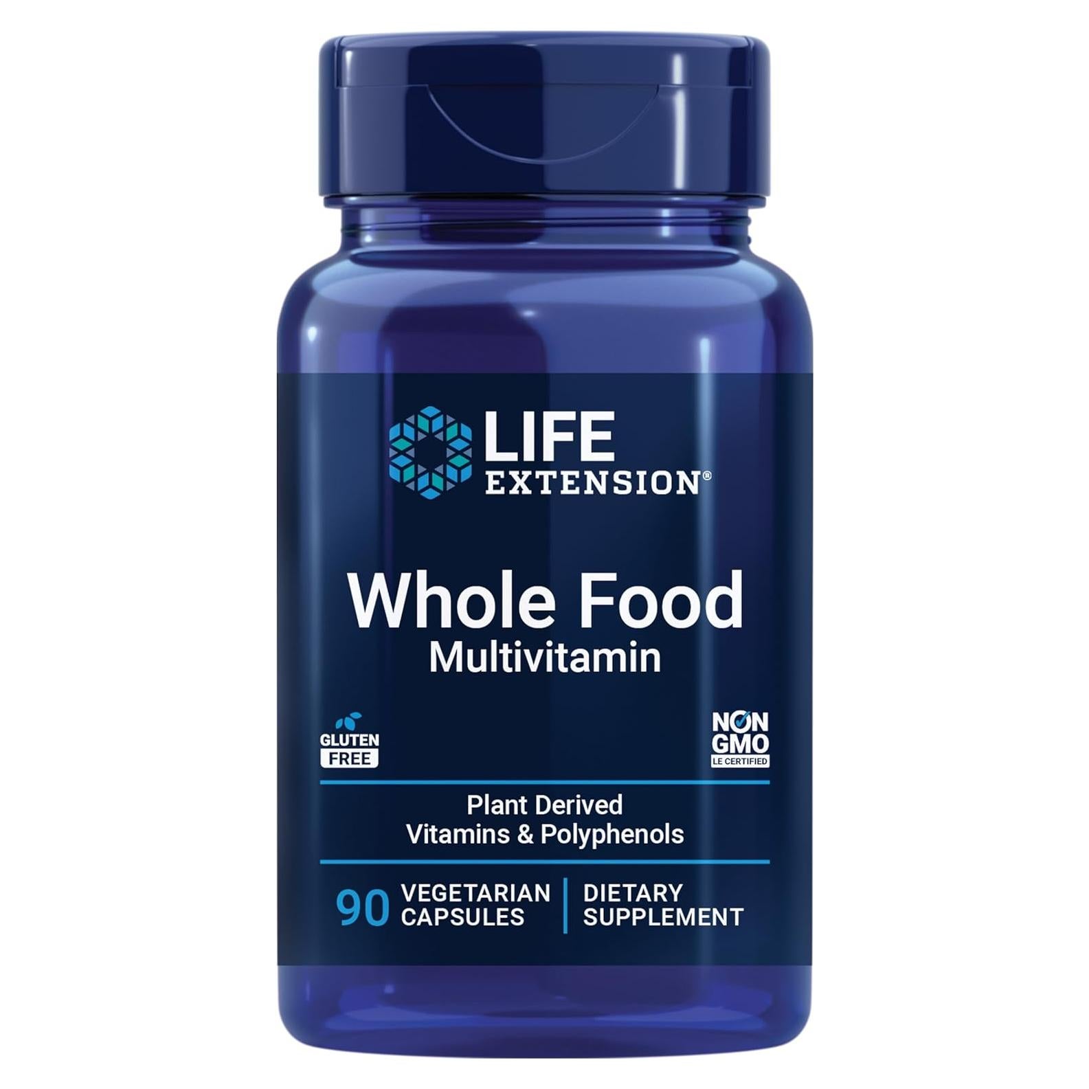Multivitamínico Life Extension 90 Cápsulas Vegetales Sin Gluten