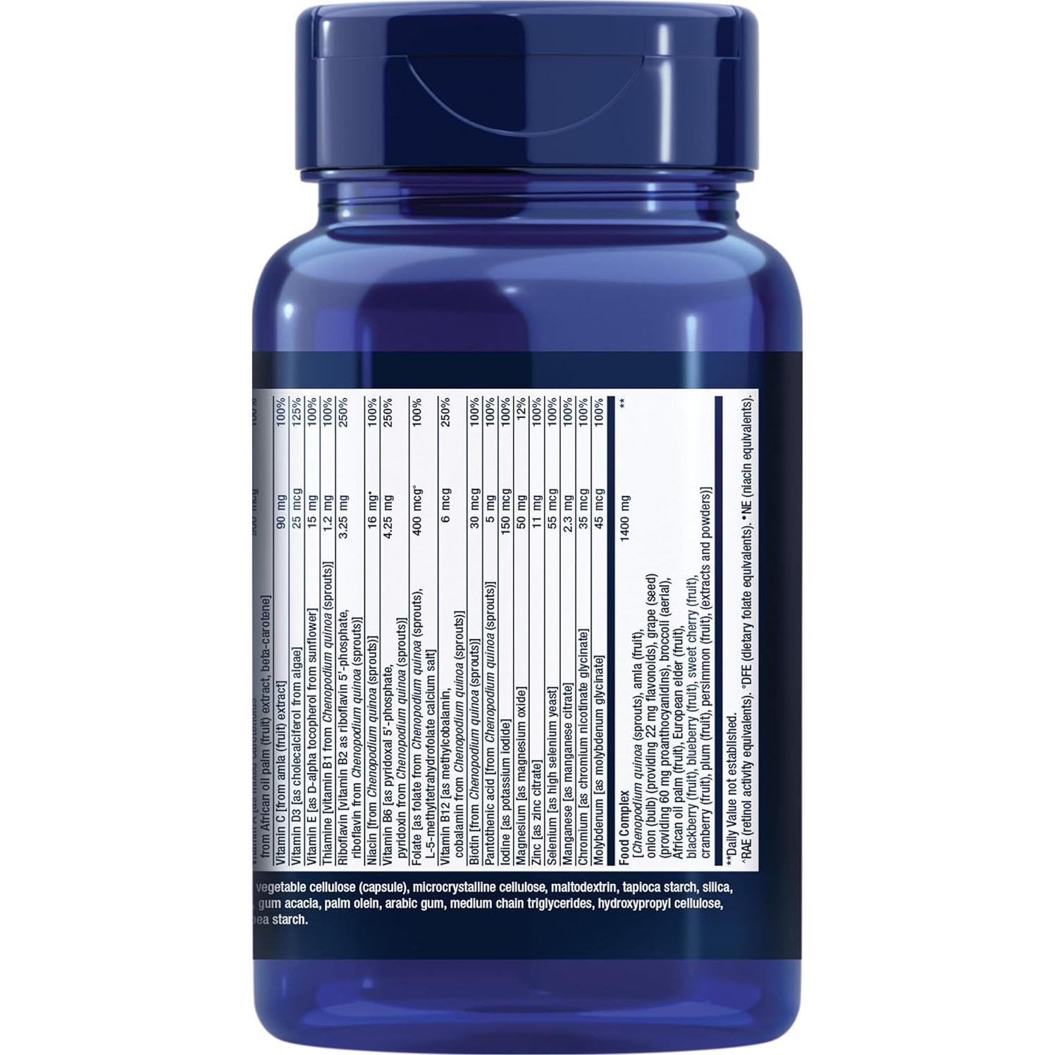 Multivitamínico Life Extension 90 Cápsulas Vegetales Sin Gluten