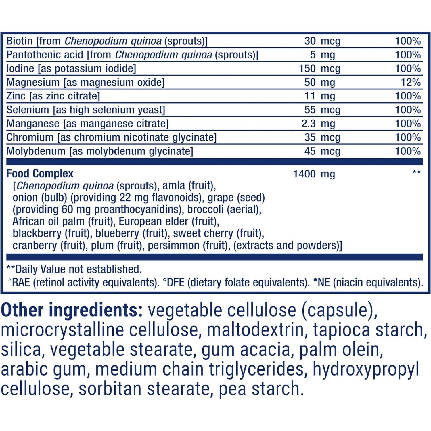 Multivitamínico Life Extension 90 Cápsulas Vegetales Sin Gluten