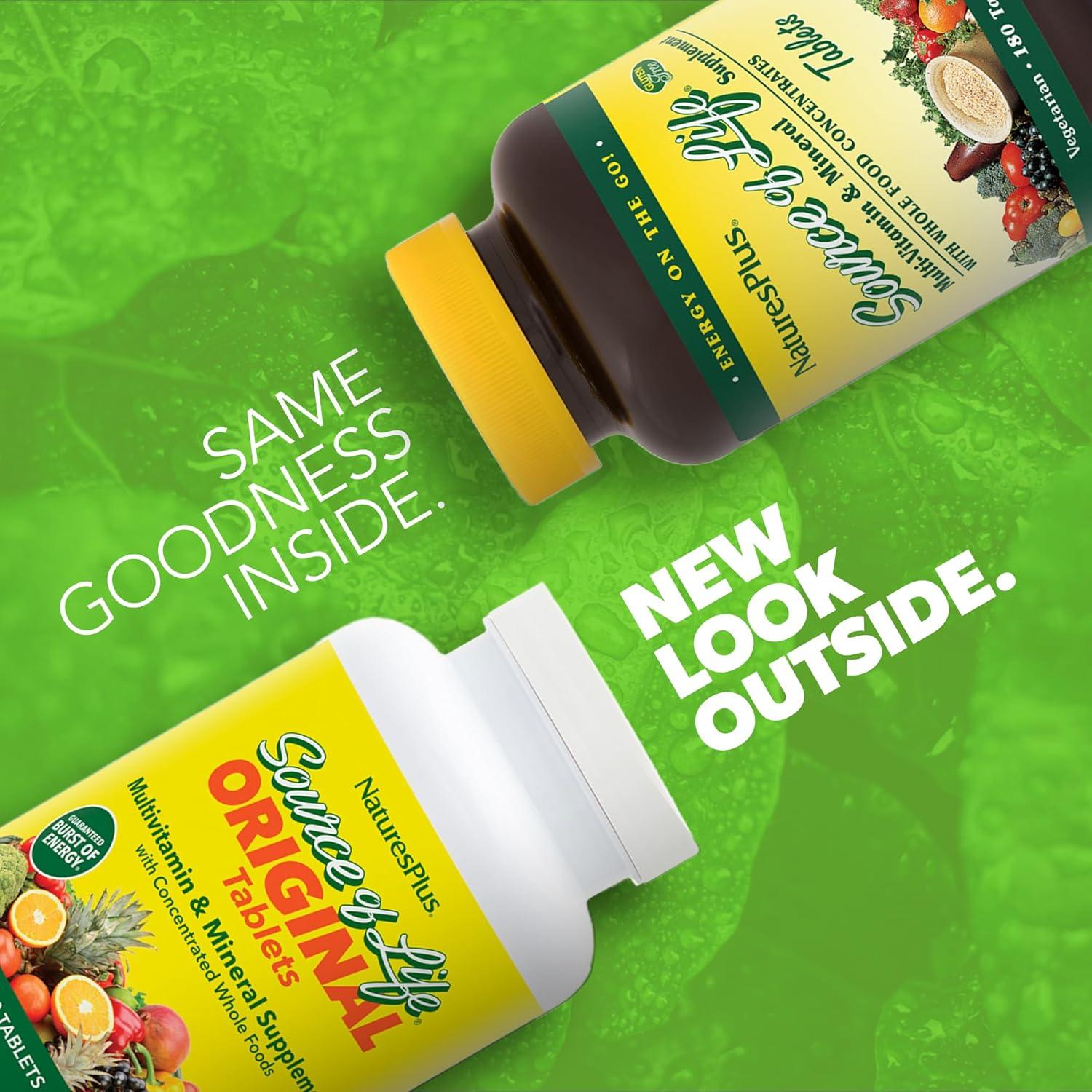 Suplemento Multivitamínico Natures Plus Fuente de Vida 180 Tabletas