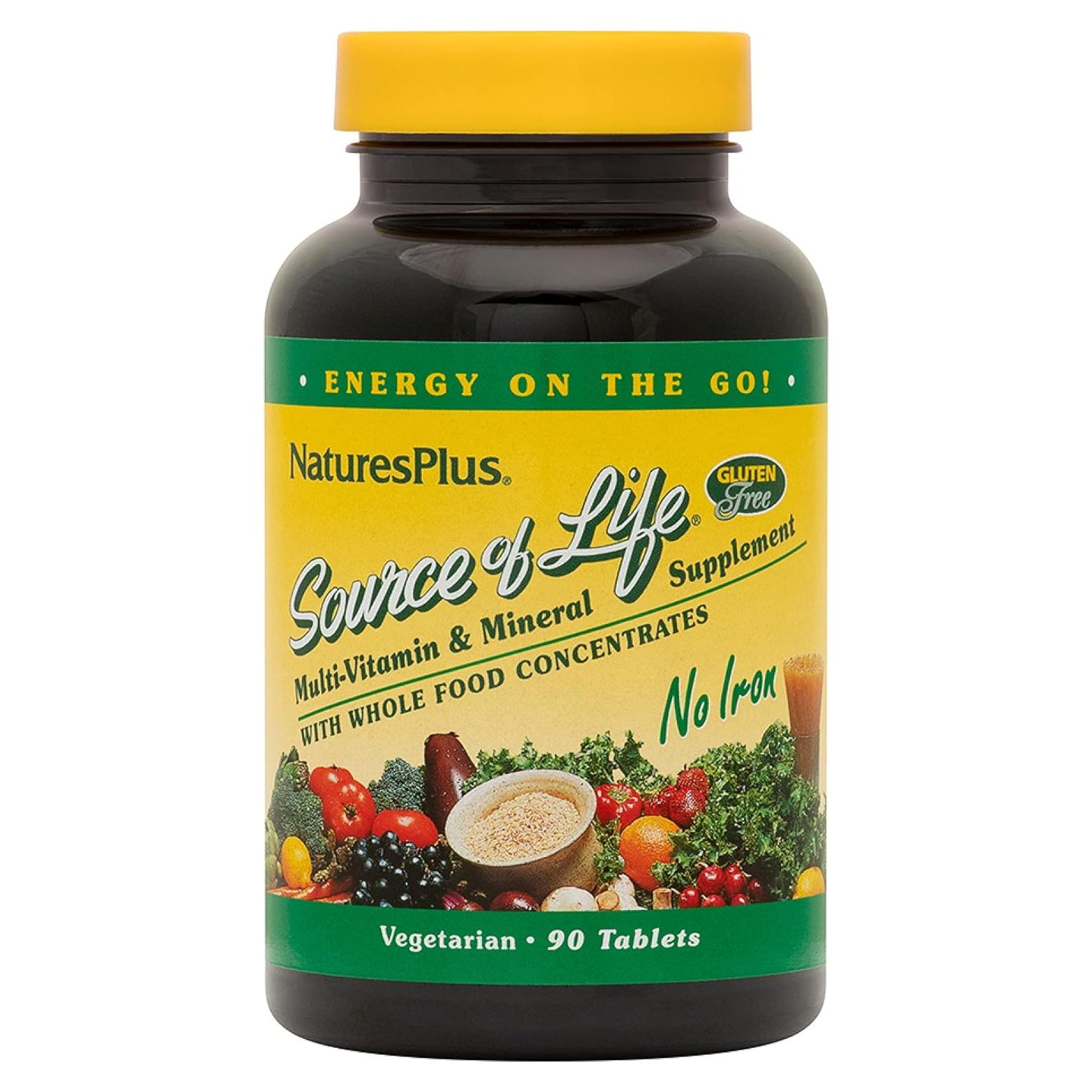 Suplemento Multivitamínico Natures Plus Fuente de Vida 90 Tabletas