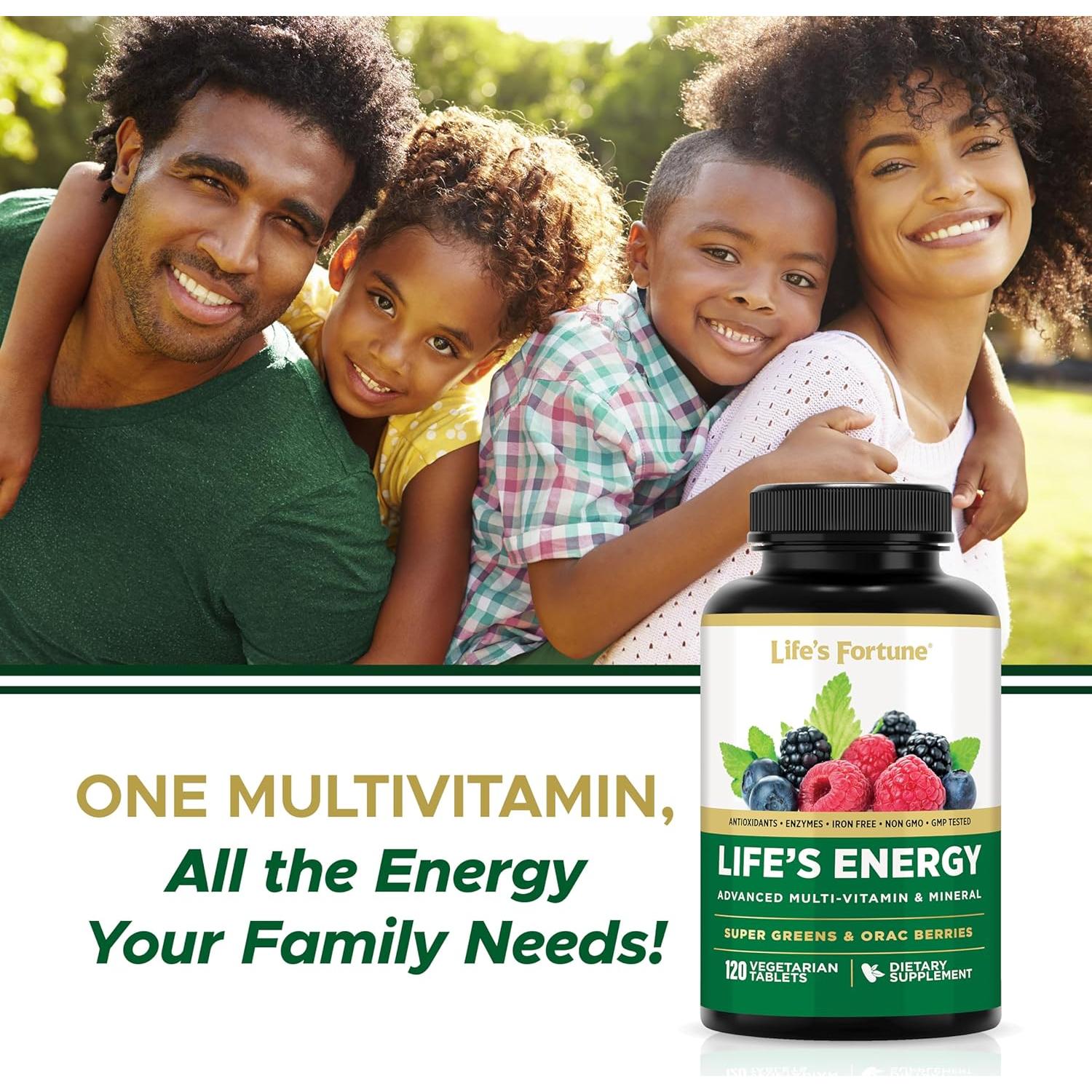 Fortuna de la Vida Multivitamínico Avanzado 120 Tabletas