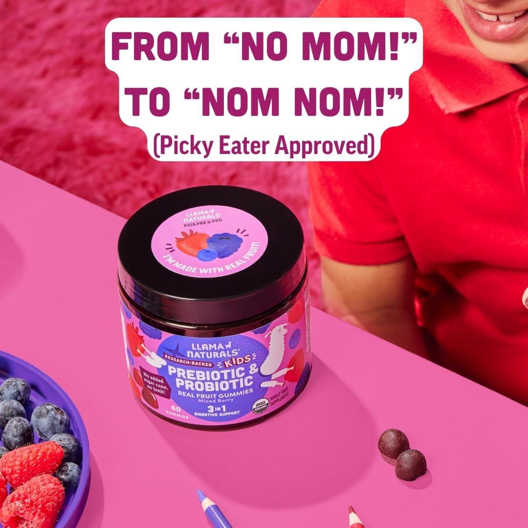 Gominolas Probioticas Llama Naturals Niños 60 Ct Frutos Mixtos