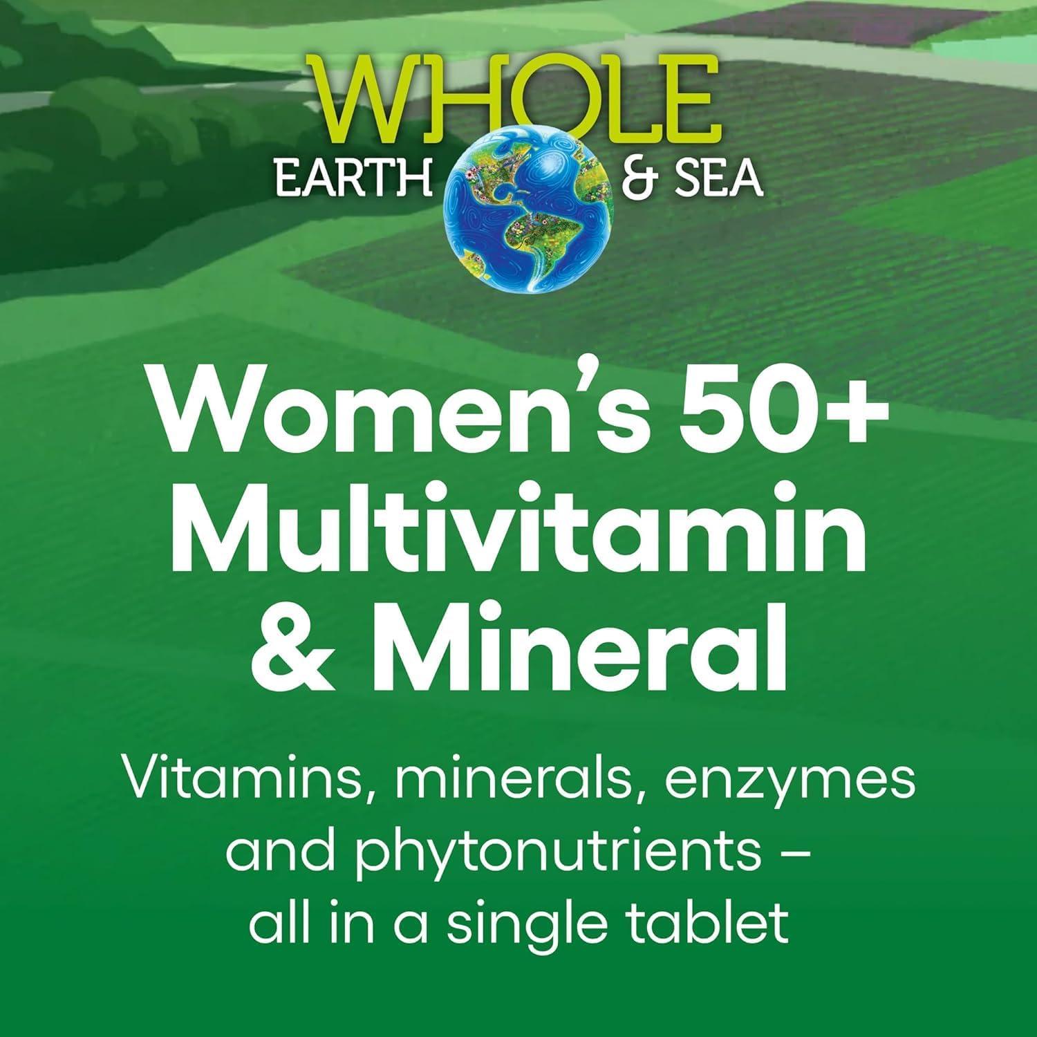 Multivitamínico y Mineral para Mujeres 50+ Factores Naturales 120 Tabletas