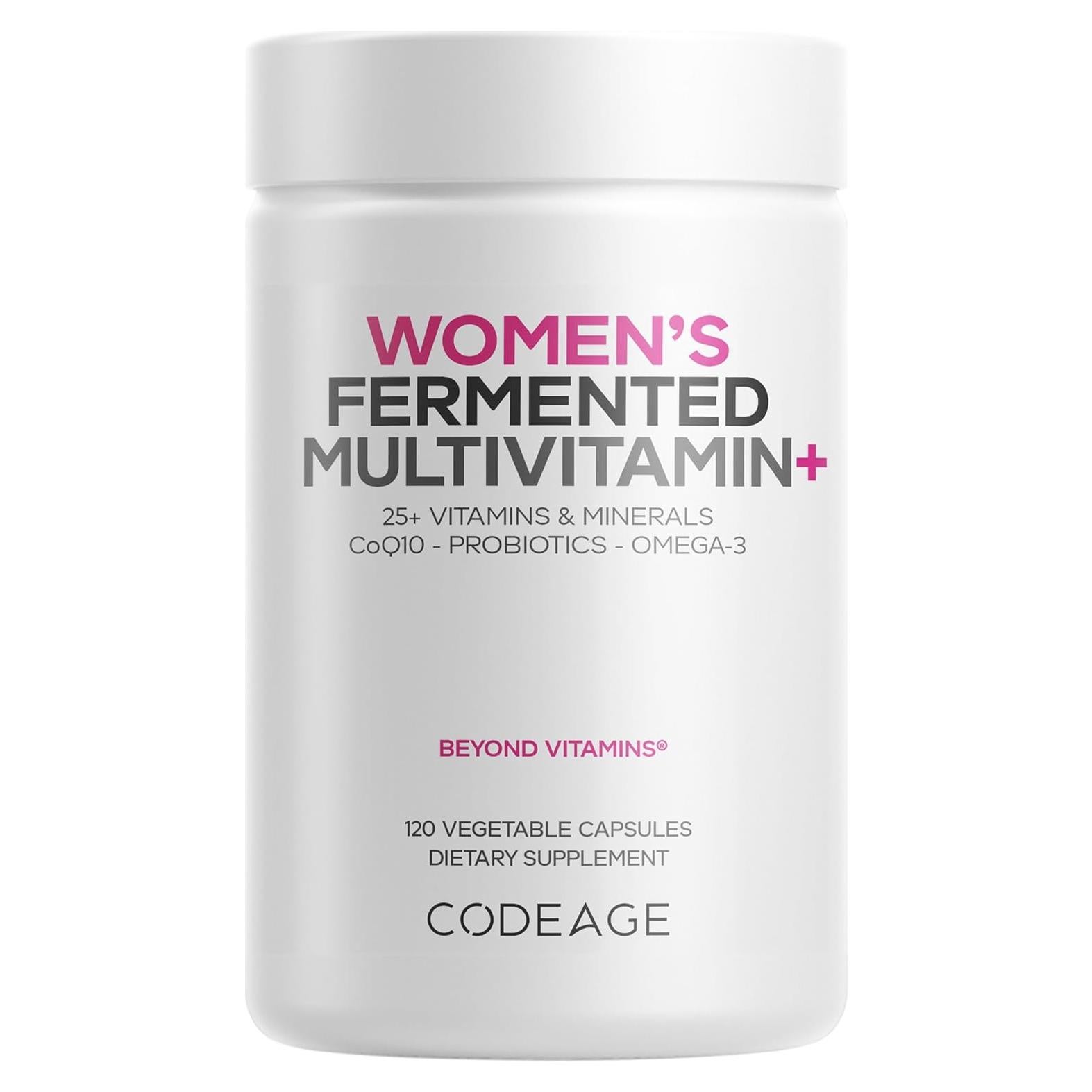 Multivitamínico Diario Vegano Codeage para Mujeres - 120 Cápsulas