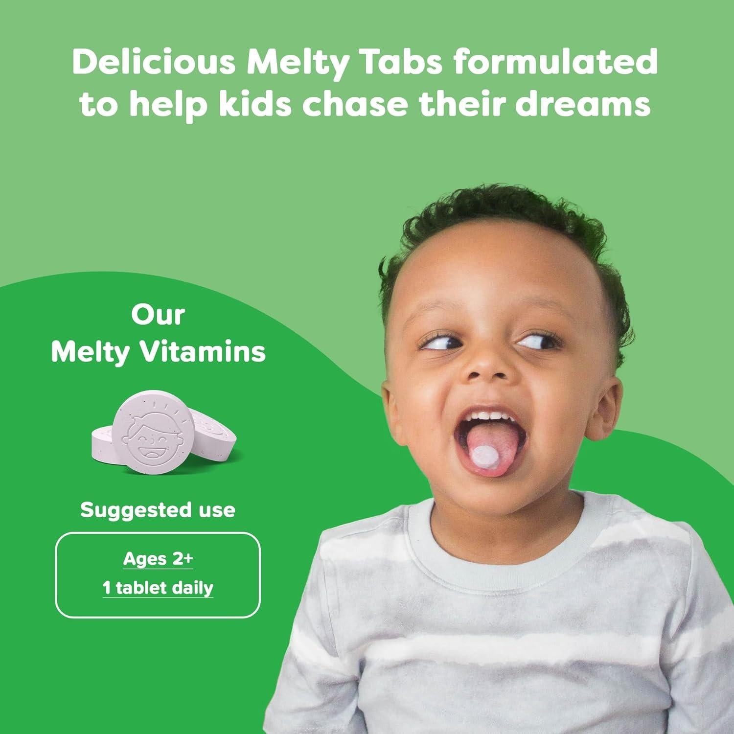 Vitamina D3 Melty Renzo para Niños 60 Tabletas Sabor Manzana