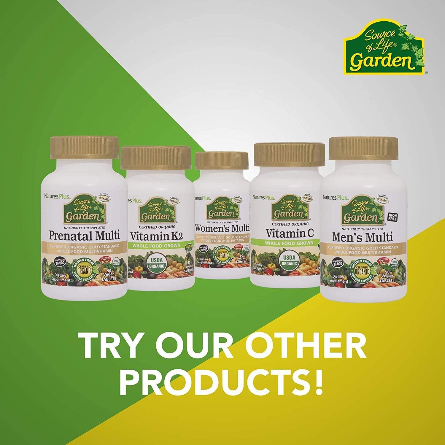 Suplemento de Calcio Orgánico NaturesPlus 1000 mg 120 Cápsulas