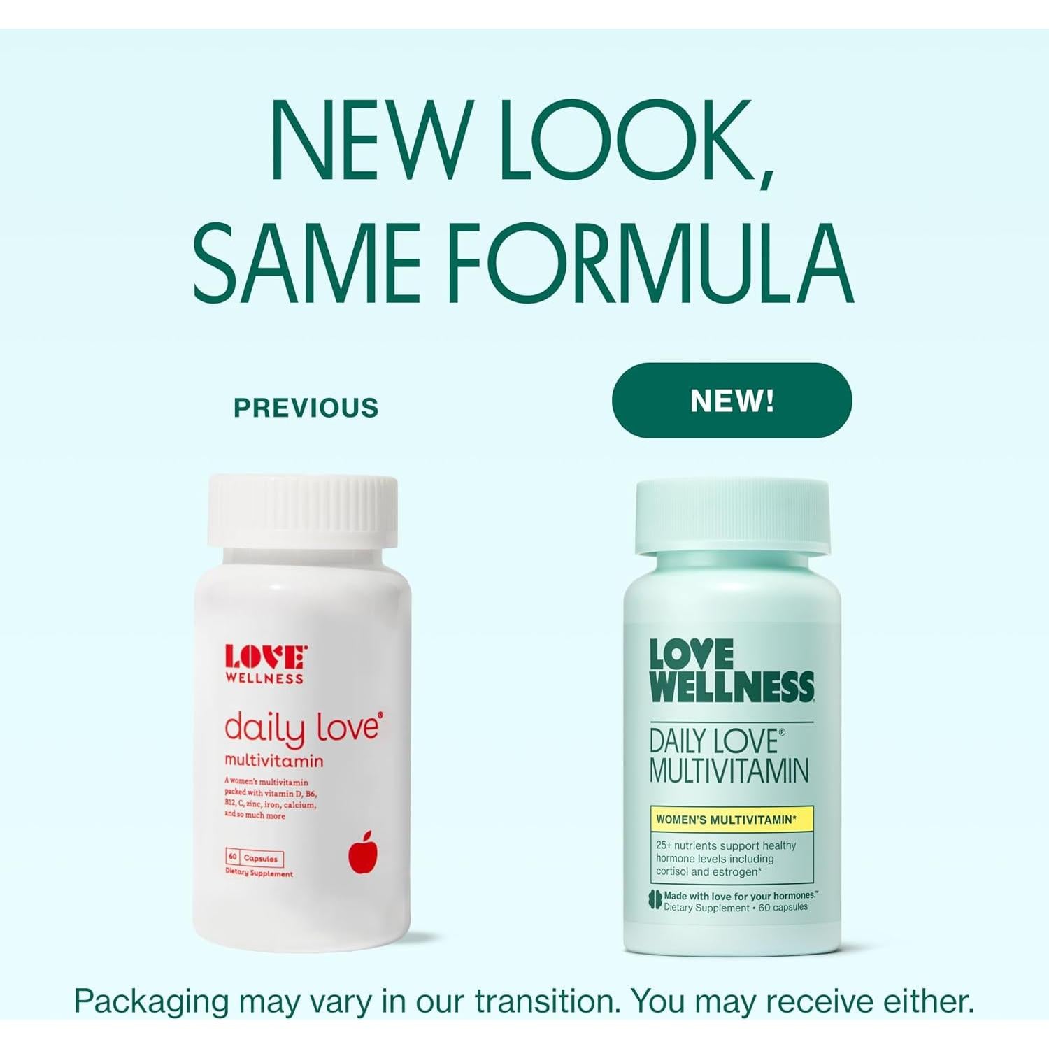 Multivitamínico para Mujeres Amor Bienestar 60 Cápsulas