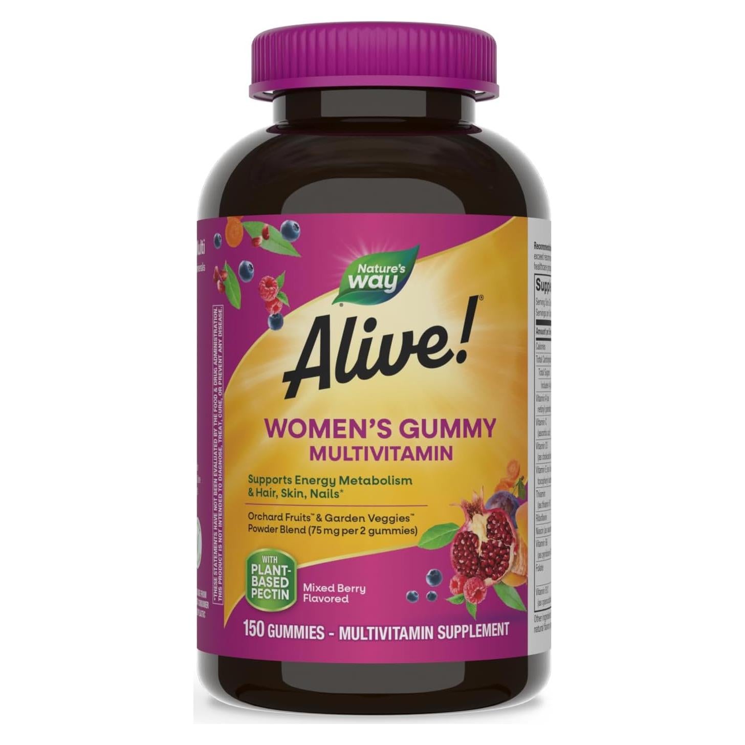 Multivitaminas Gummy Nature's Way Alive! para Mujeres 150 G