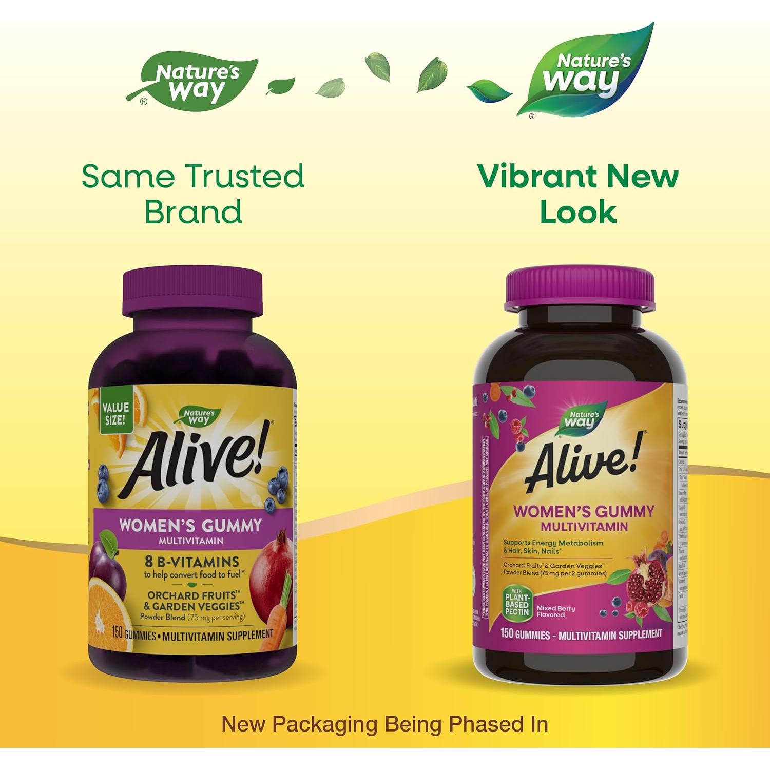 Multivitaminas Gummy Nature's Way Alive! para Mujeres 150 G