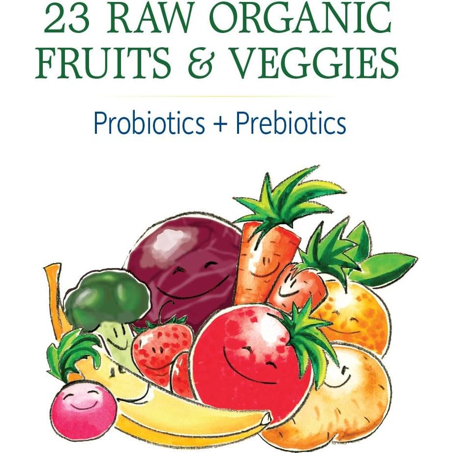 Probioticos RAW para Niños Jardín de la Vida 101.5g Sabor Plátano