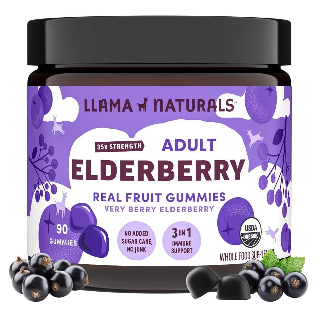 Gomitas de Saúco Naturales Llama 90 Ct - Suplemento Inmunidad