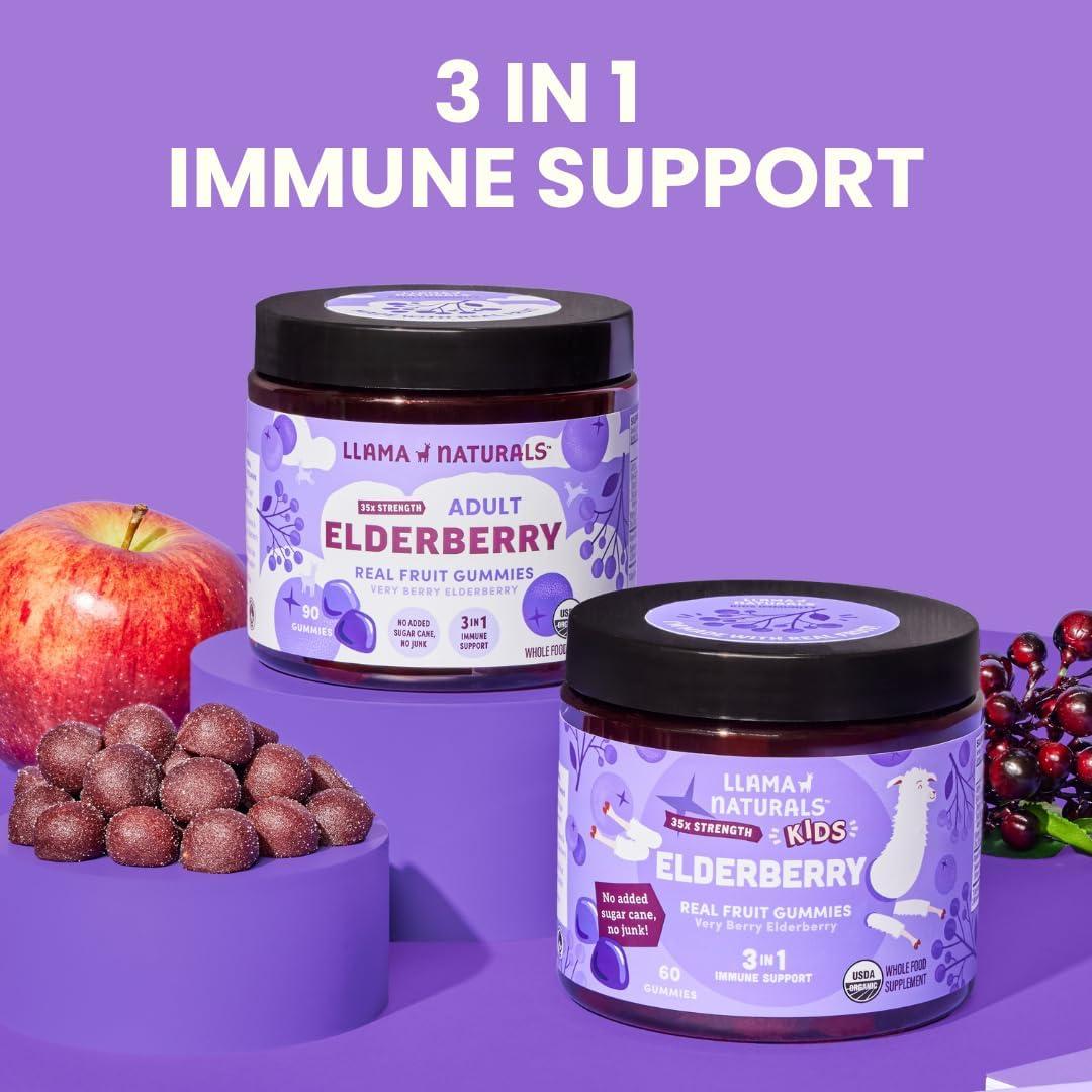 Gomitas de Saúco Naturales Llama 90 Ct - Suplemento Inmunidad