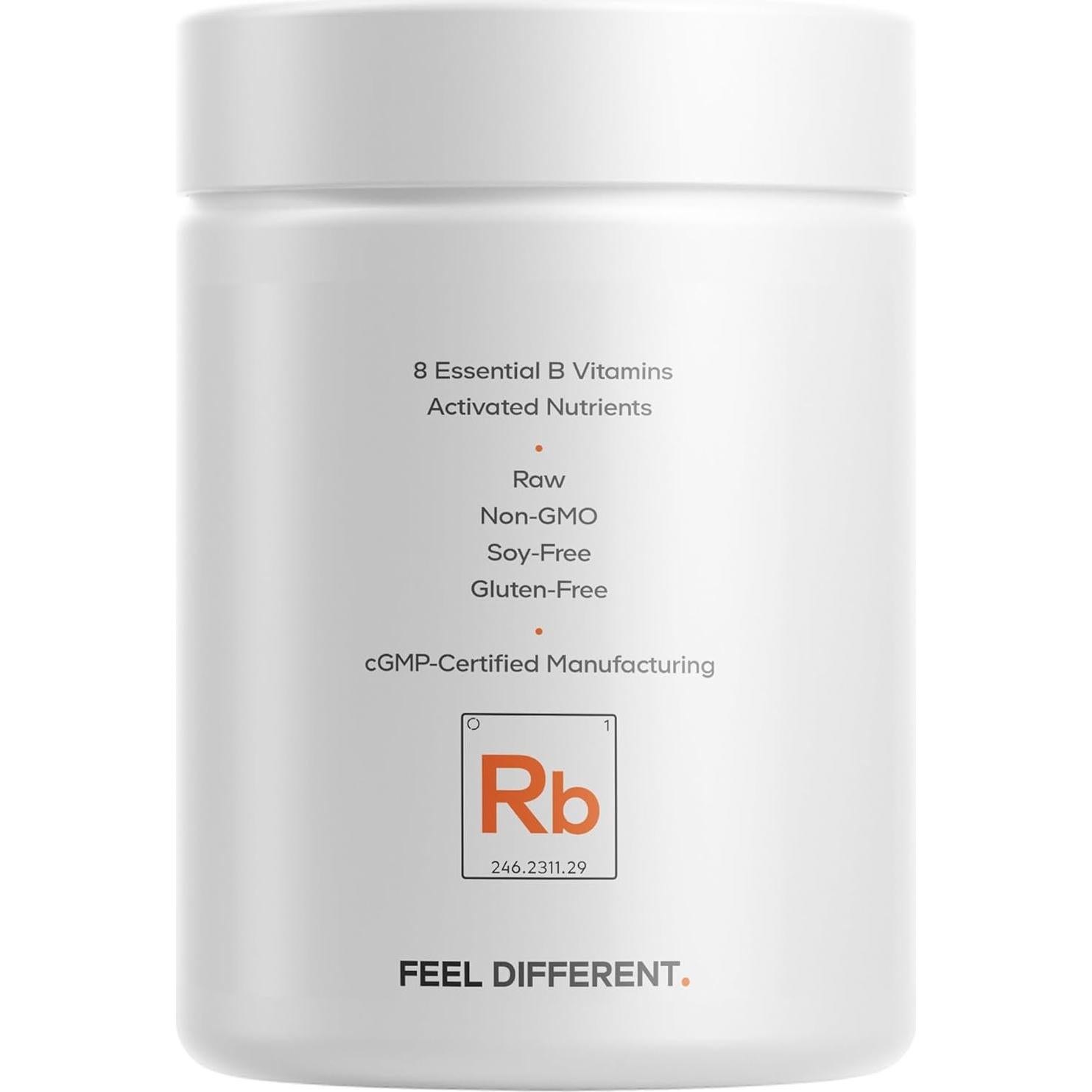 Suplemento Complejo de Vitamina B Cruda Codeage 60 Cápsulas