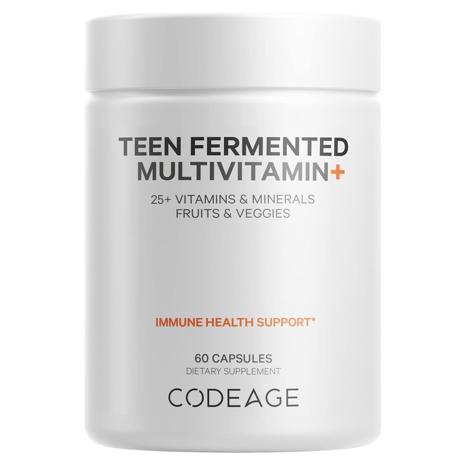 Multivitamínico Codeage para Adolescentes - 60 Cápsulas