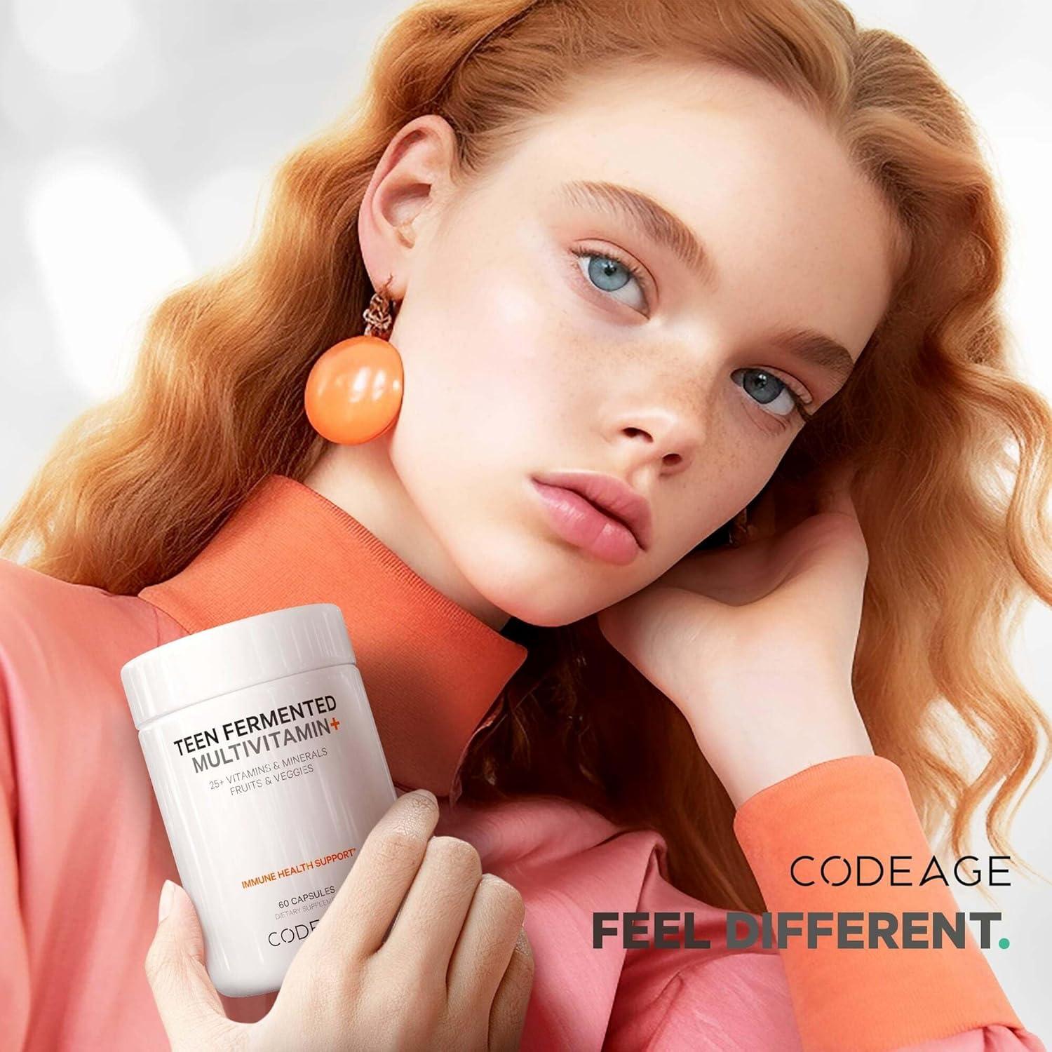 Multivitamínico Codeage para Adolescentes - 60 Cápsulas