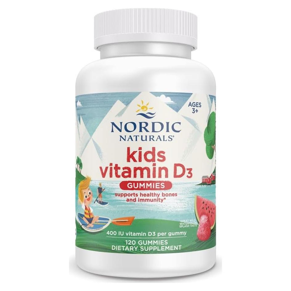 Gomitas de Vitamina D3 para Niños Nordic Naturals 120 Unidades