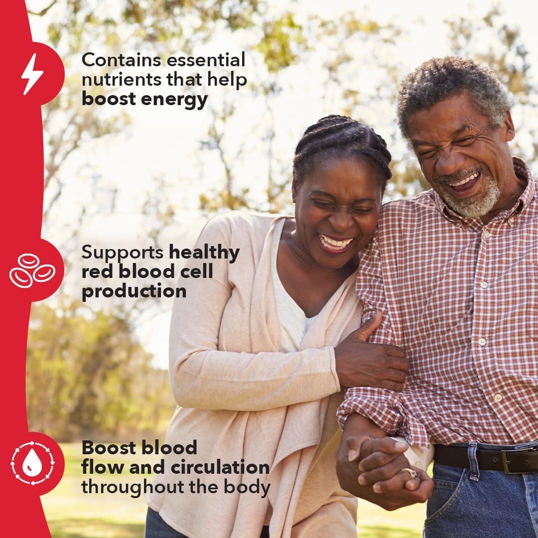 LifeSeasons Blood Nourish-R - Suplemento de Hierro 60 Cápsulas