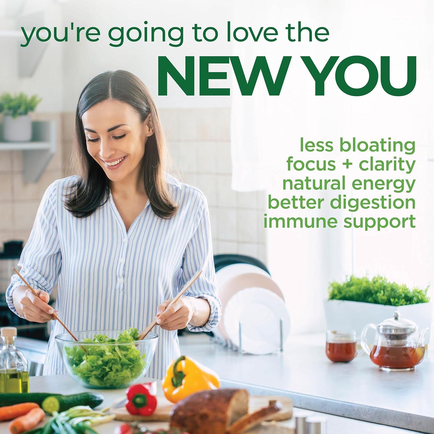 Cápsulas Vegetales Super Greens Country Farms 32 Superalimentos