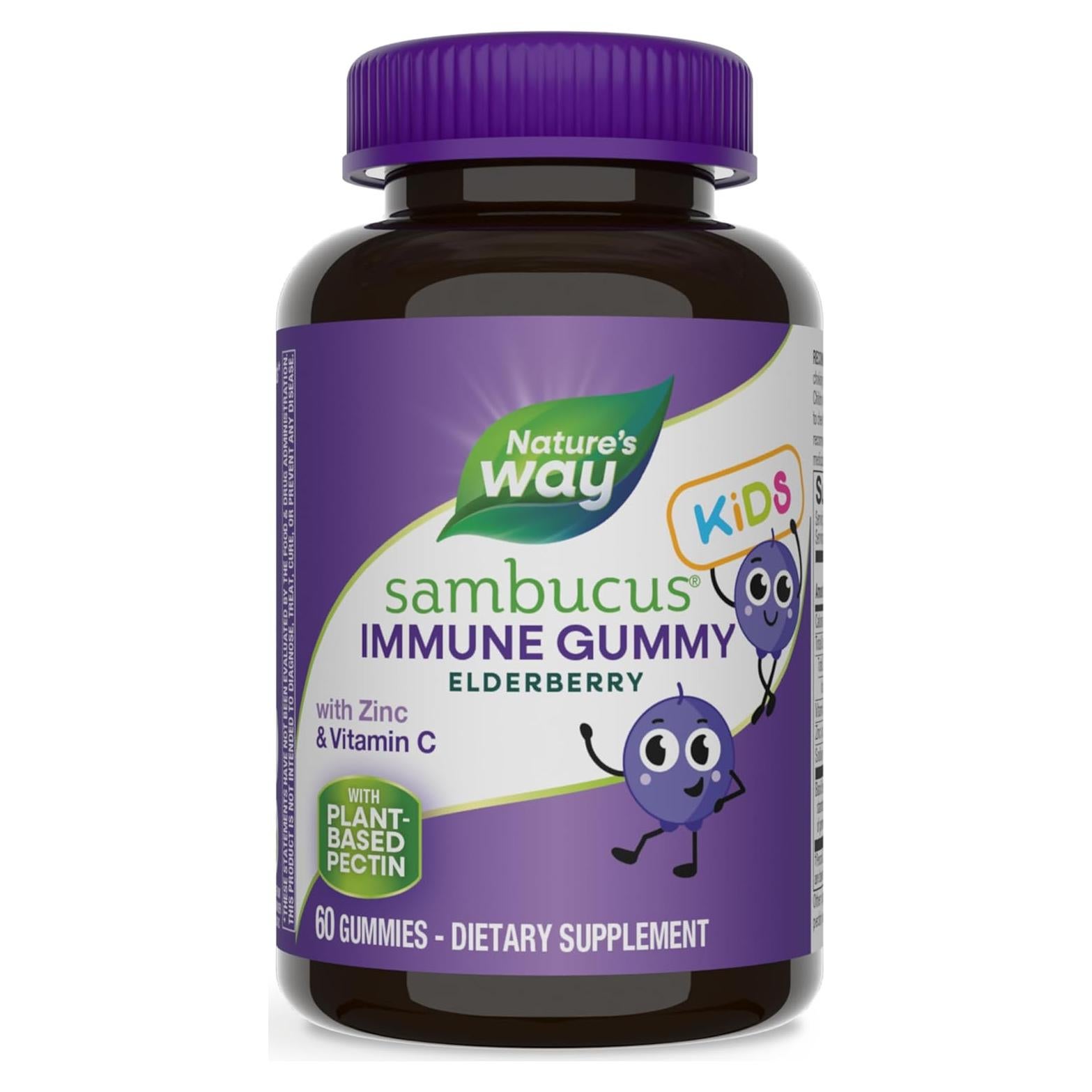 Gomitas Inmunes Nature's Way para Niños 60 Unidades Vitamina C Zinc
