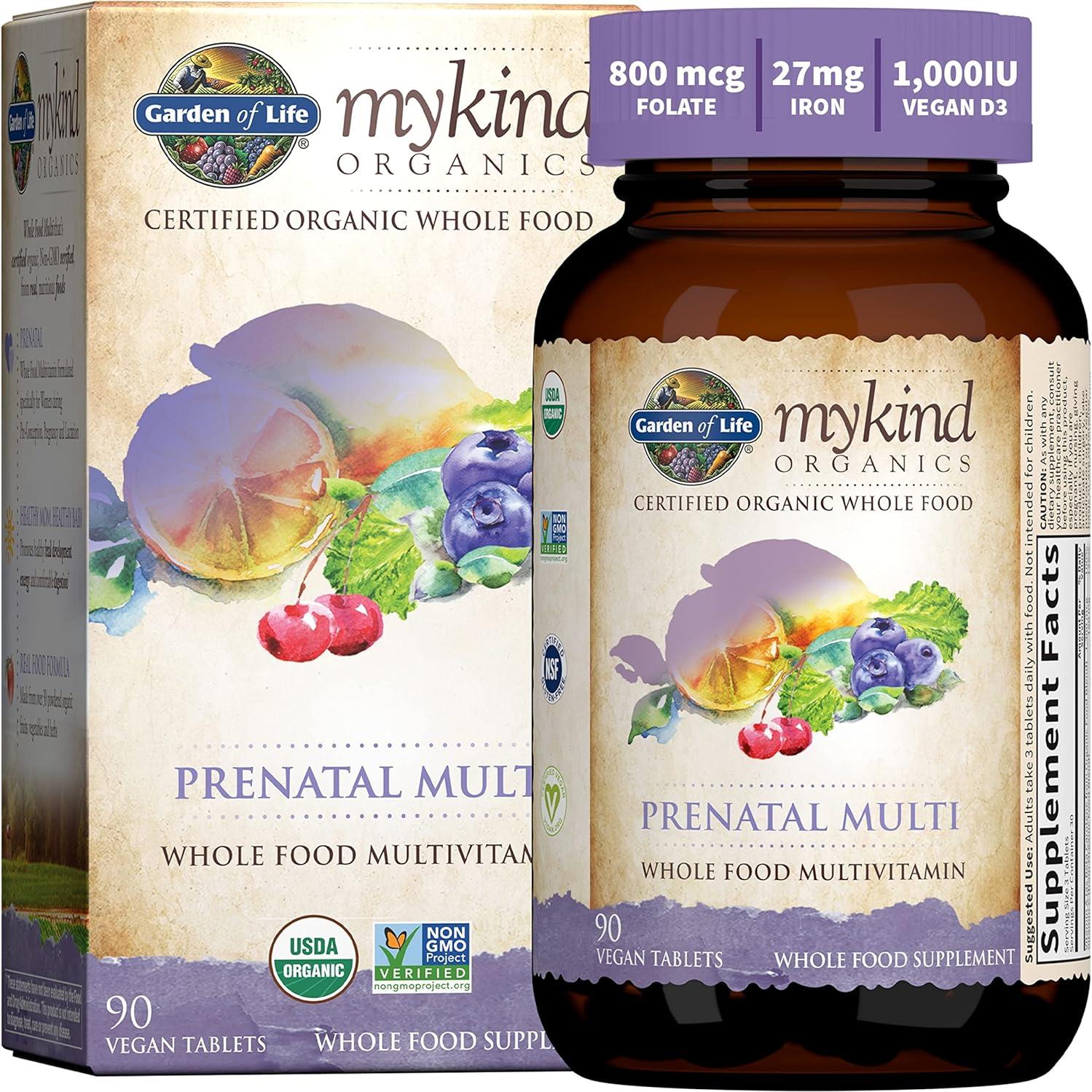 Multivitamínico Prenatal Orgánico Jardín de Vida 30 Tablet
