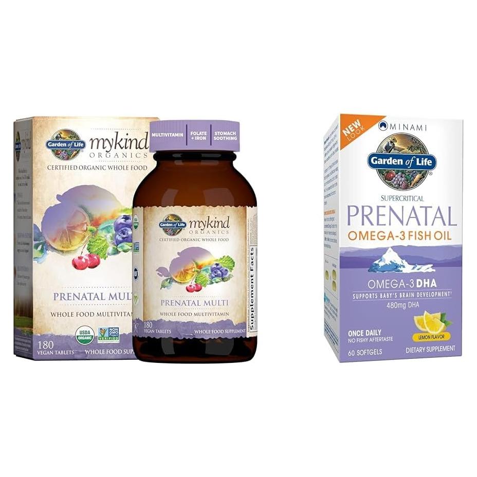 Multivitamínico Prenatal Minami Natural 60 Gelatinas Omega 3
