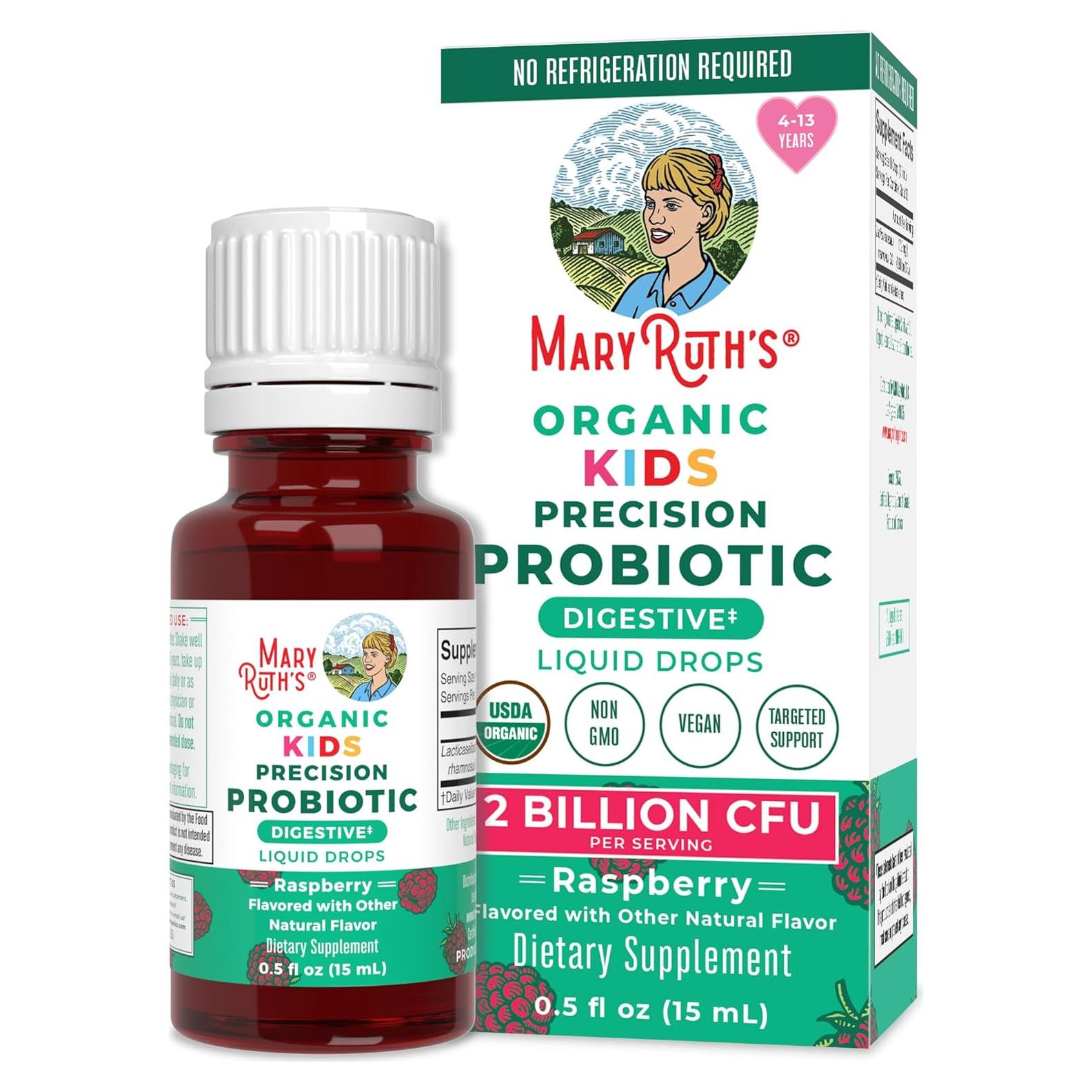 Gotas Probióticas para Niños MaryRuth 30 Porciones Salud Digestiva