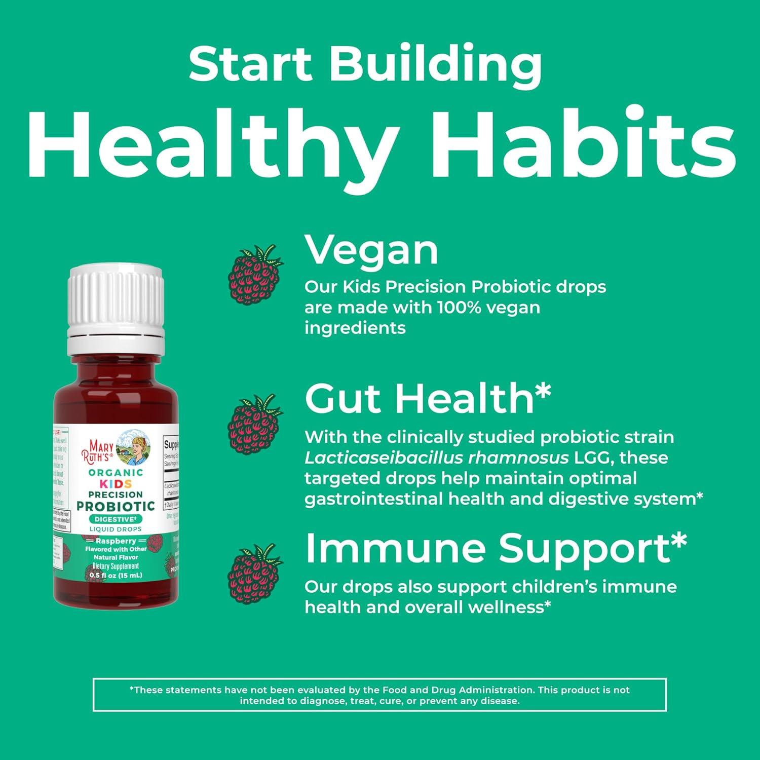 Gotas Probióticas para Niños MaryRuth 30 Porciones Salud Digestiva