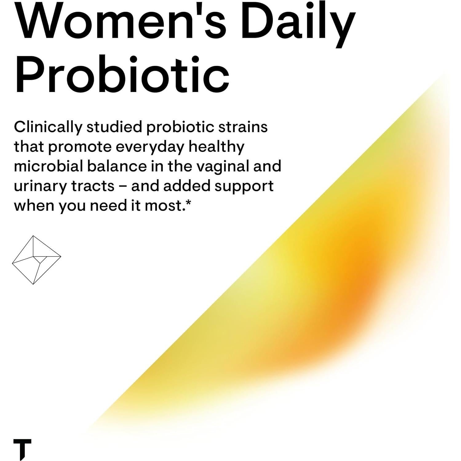 Probiotico Diario para Mujeres Thorne - 30 Cápsulas - Salud Vaginal