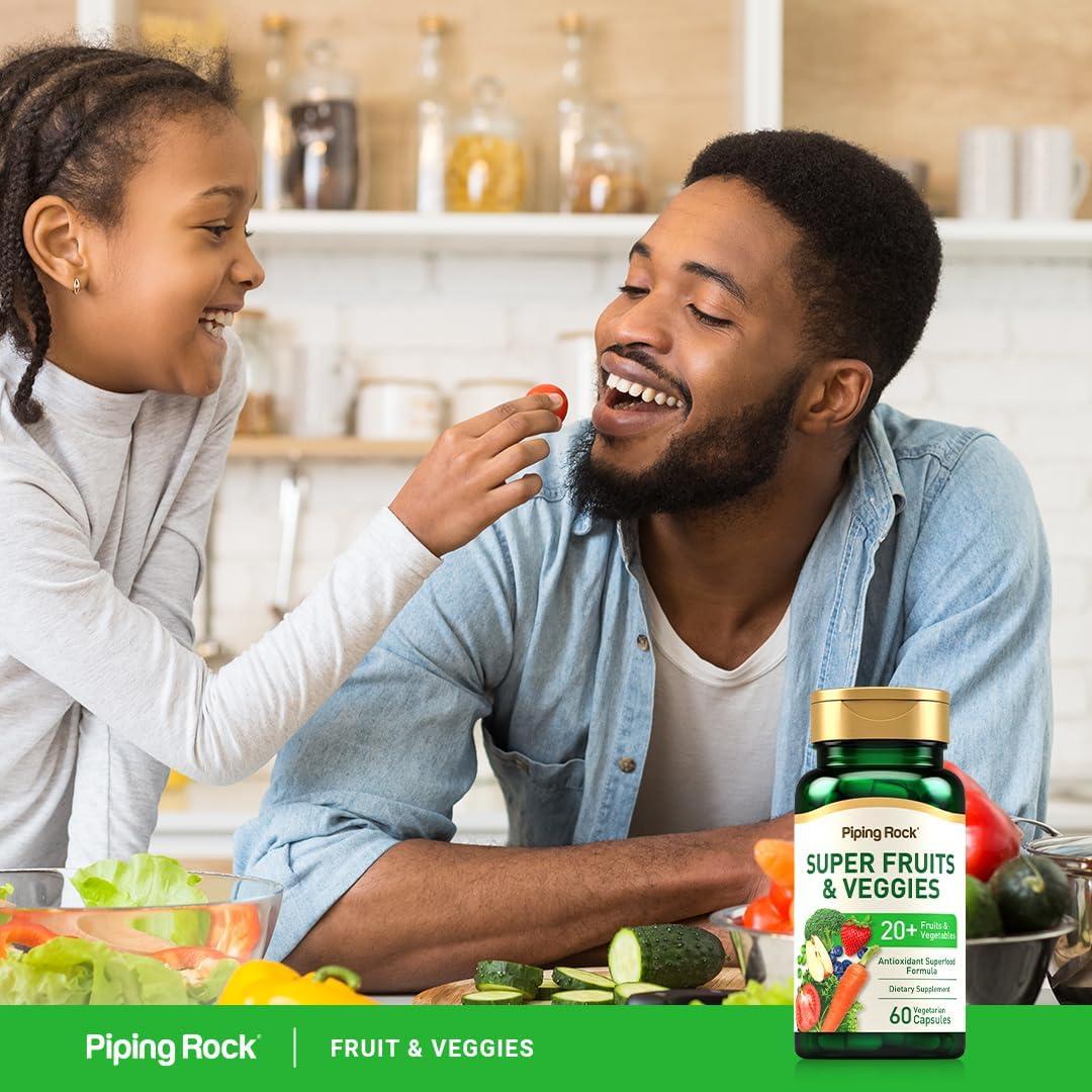 Suplemento de Frutas y Verduras Piping Rock 60 Cápsulas Vegetarianas