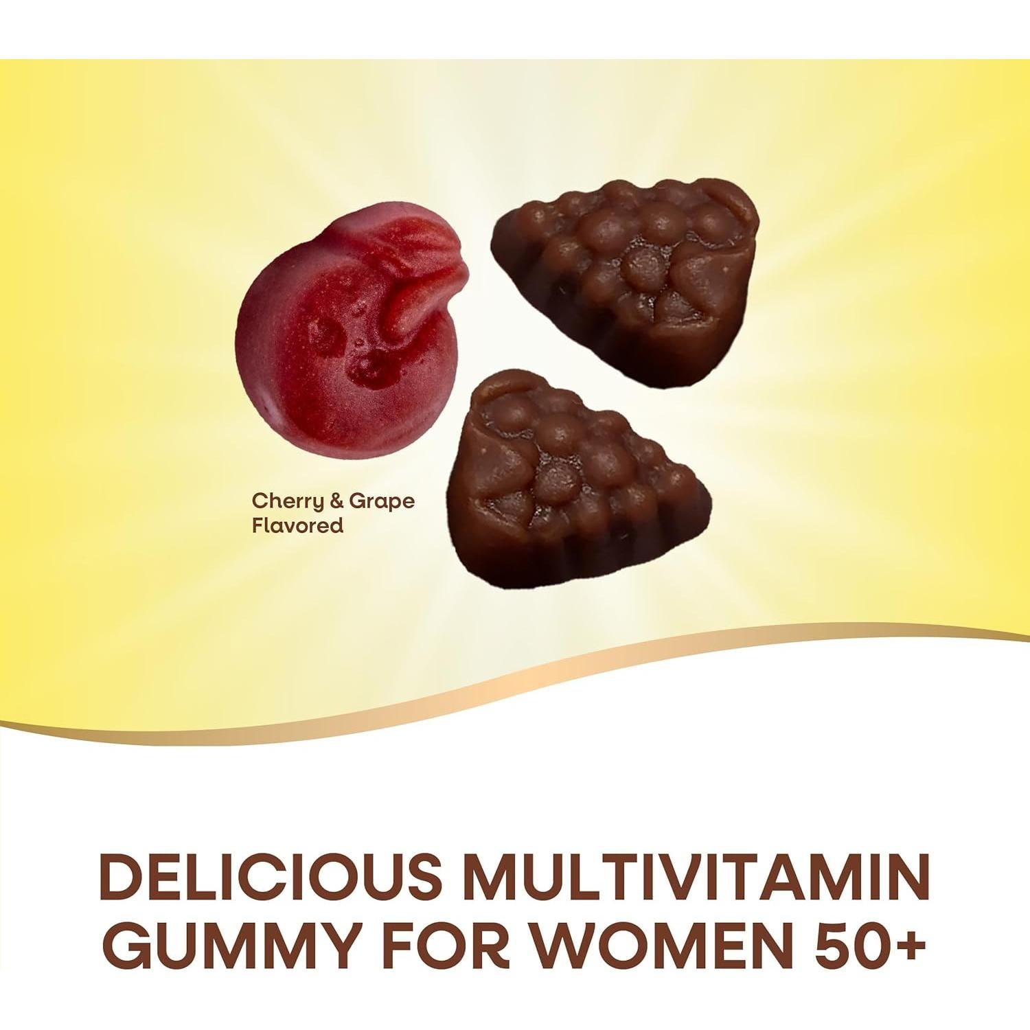 Multivitamina Gummy Premium Nature's Way para Mujeres 50+ 75 Gomas