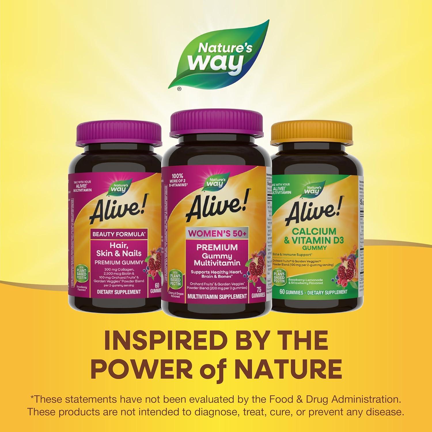 Multivitamina Gummy Premium Nature's Way para Mujeres 50+ 75 Gomas