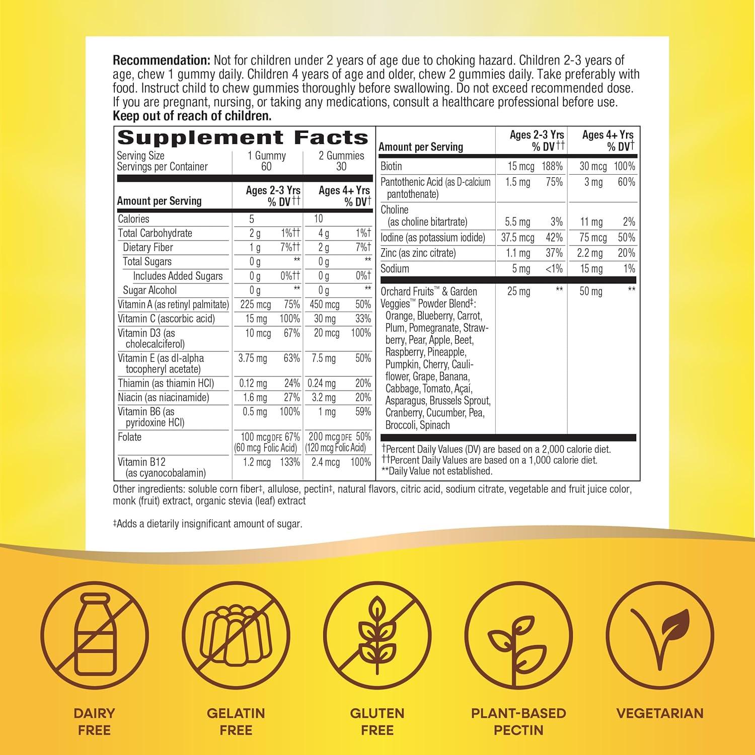 Gominolas Multivitamínicas Sin Azúcar Nature's Way Alive 208g