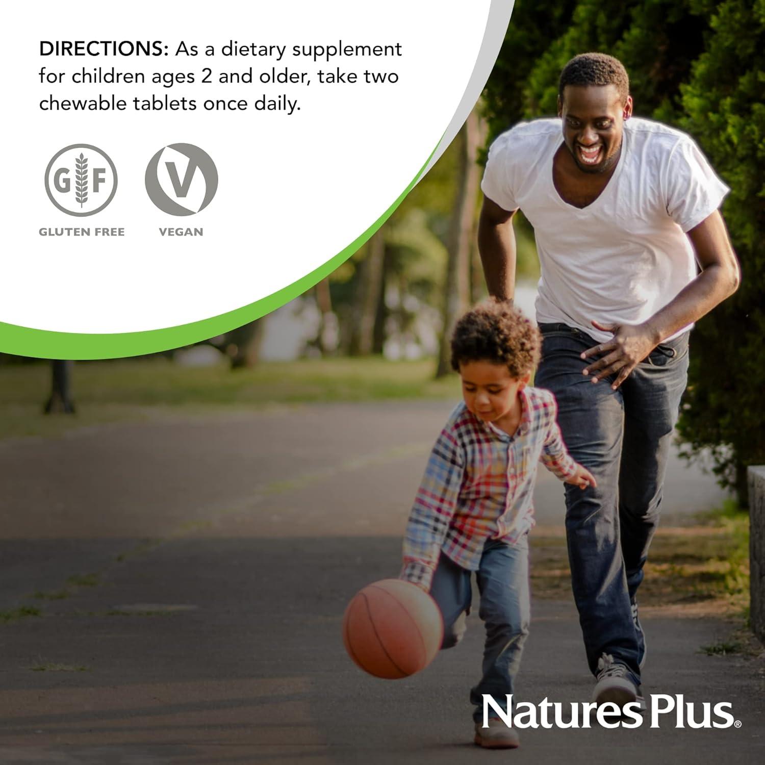 Multivitamina Masticable para Niños Nature's Plus - 240 Tabletas