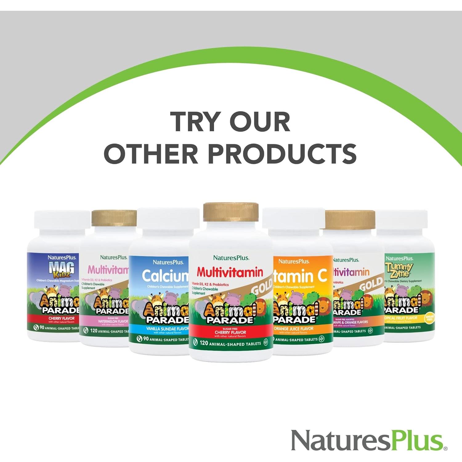 Multivitamina Masticable para Niños Nature's Plus - 240 Tabletas