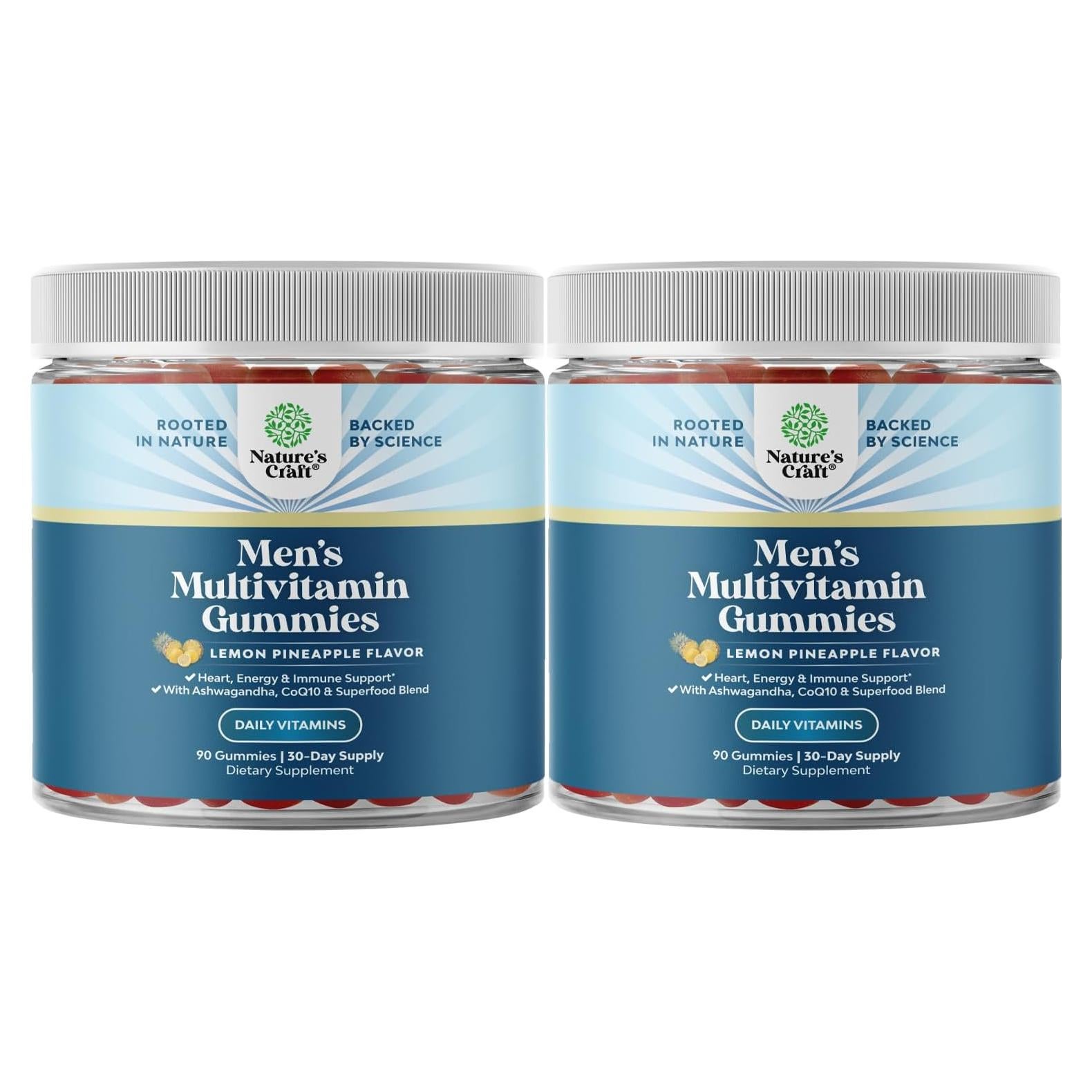 Gomitas Multivitamínicas para Hombres Natures Craft 90 Unidades