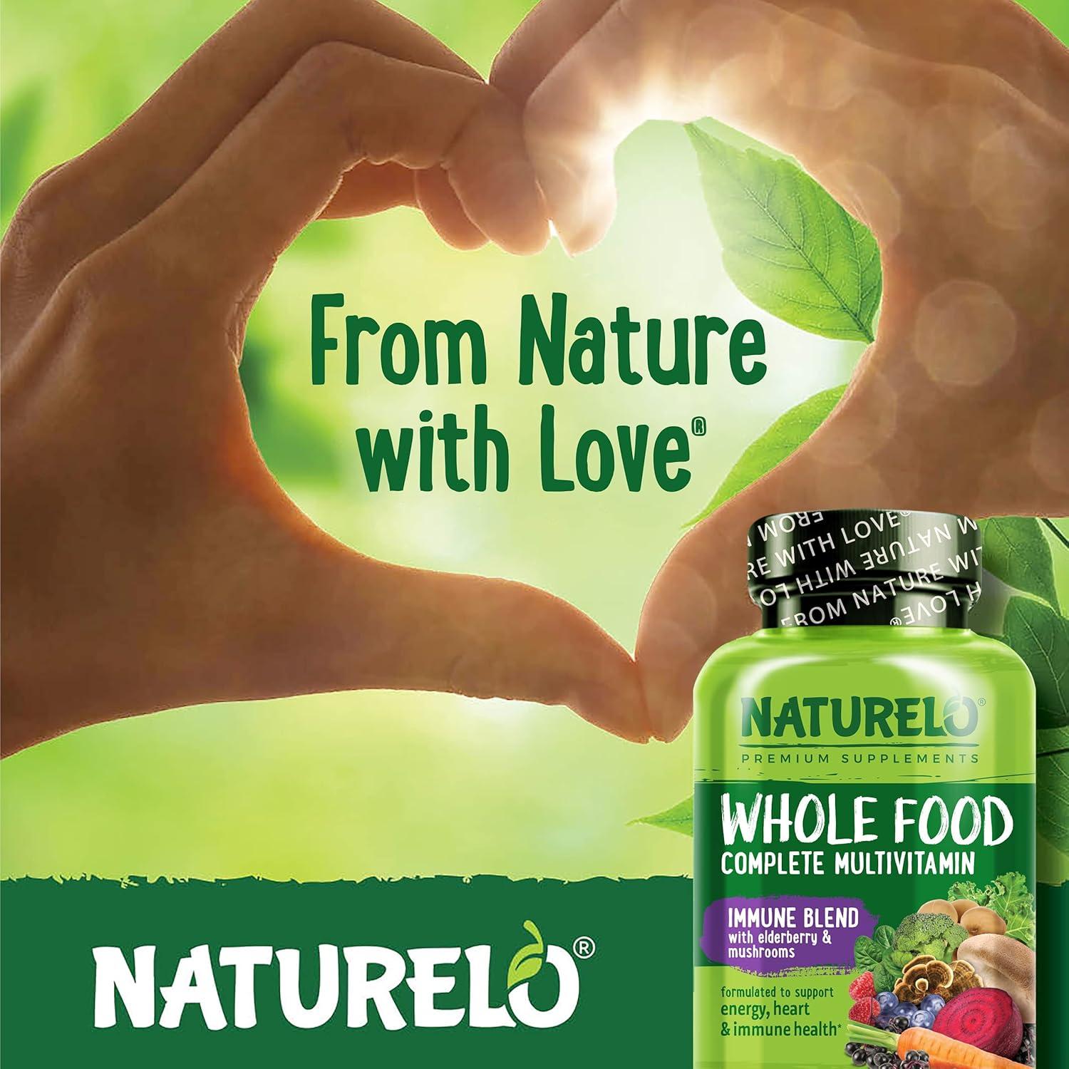 Multivitamina NATURELO 60 Cápsulas Veganas + Soporte Inmunológico