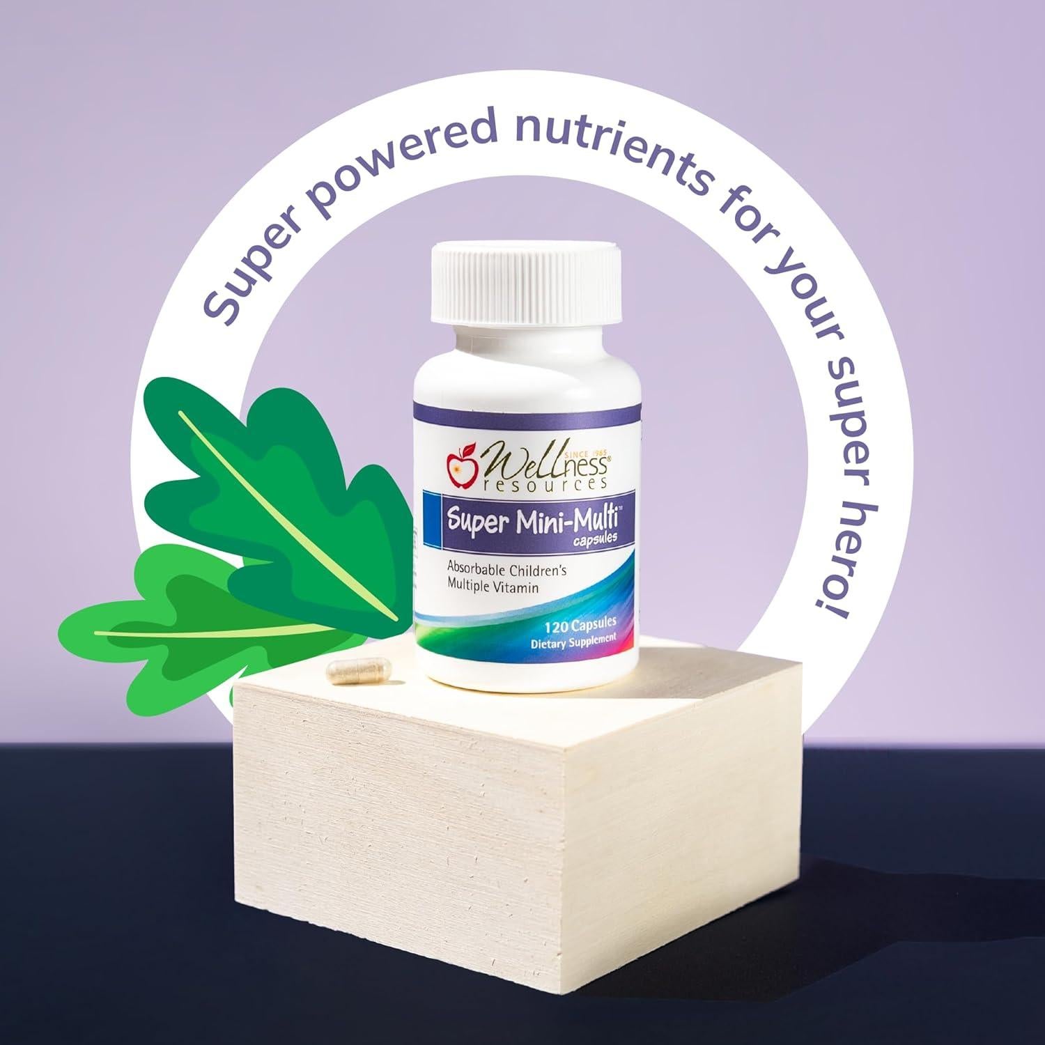 Multivitaminas Masticables para Niños Wellness Resources 120 Cápsulas