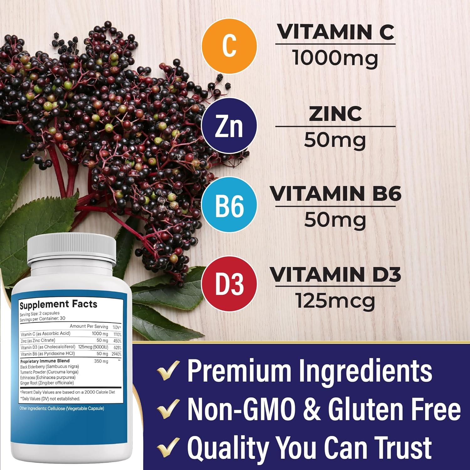 Suplemento Inmunológico 8 en 1 Nueva Era - 120 Cápsulas