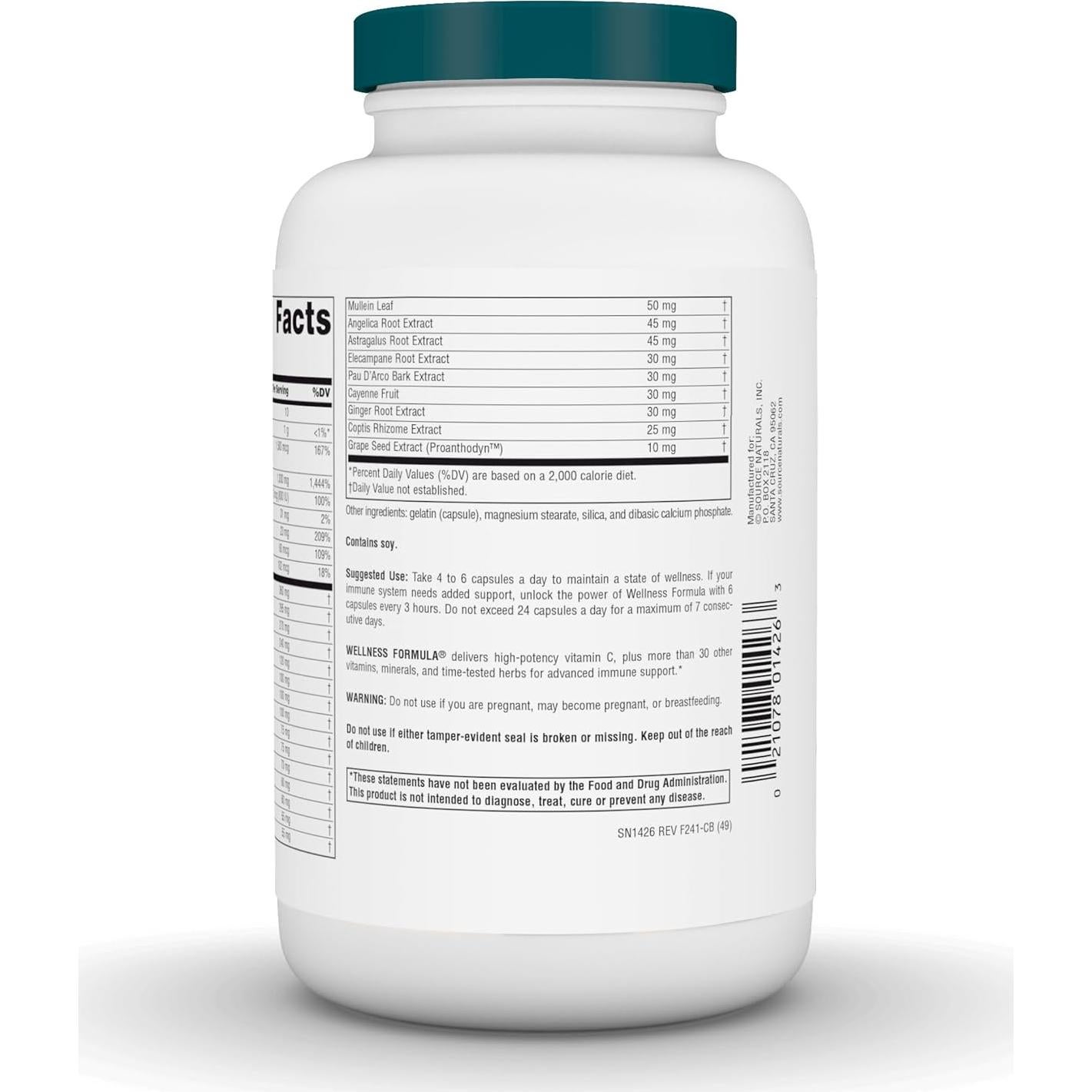 Source Naturals Fórmula de Bienestar Inmunológico 240 Cápsulas