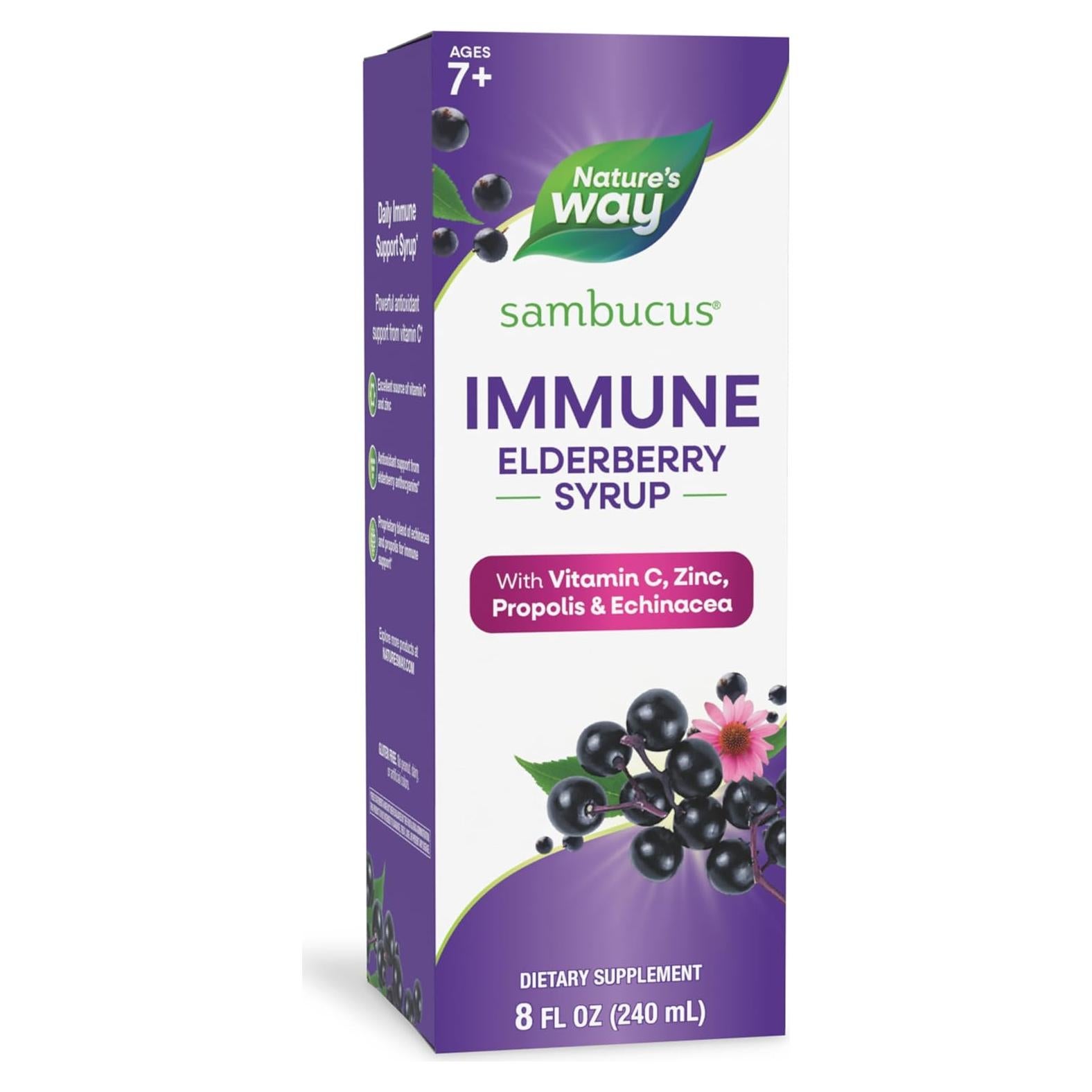 Jarabe Inmunológico Nature's Way 240 ml Vitamina C Zinc