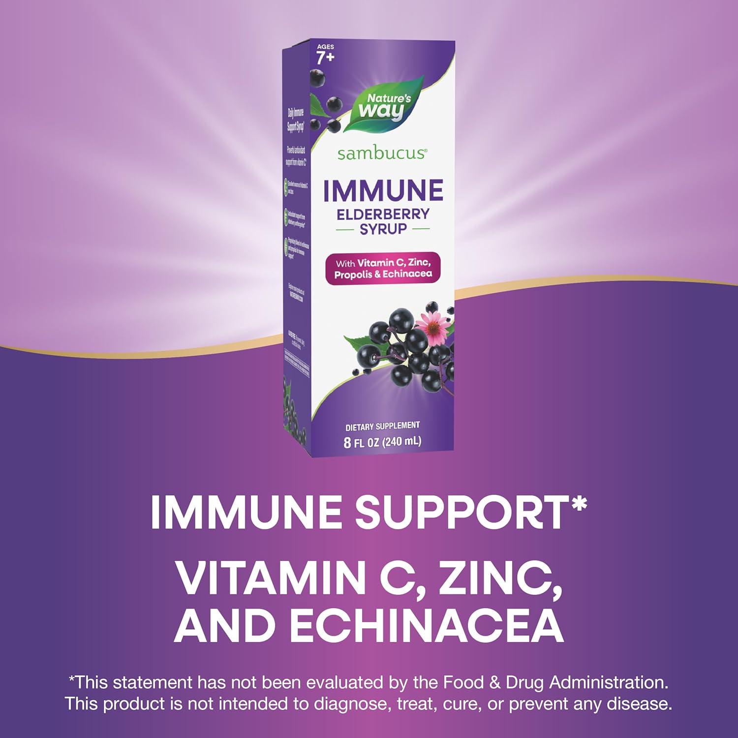 Jarabe Inmunológico Nature's Way 240 ml Vitamina C Zinc