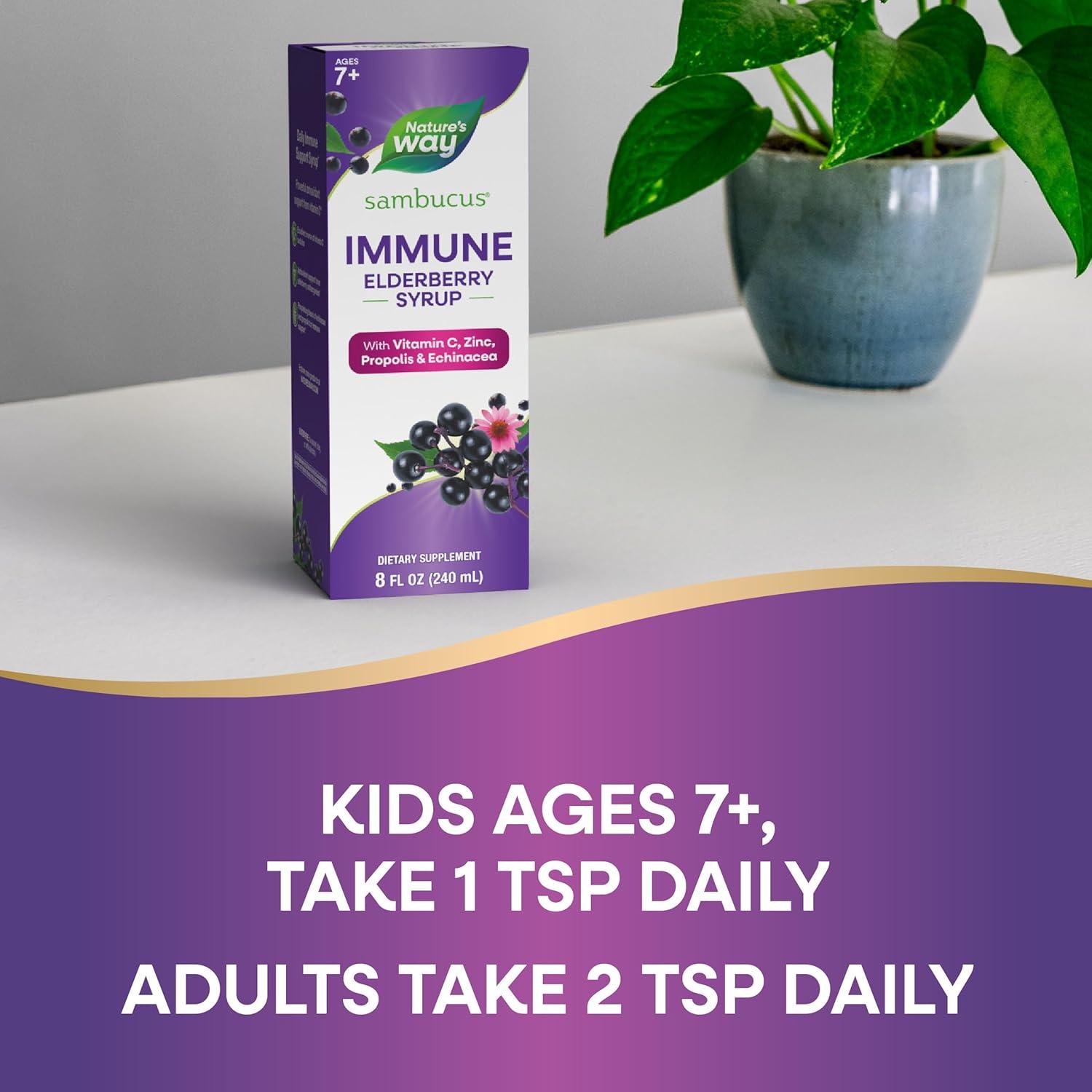 Jarabe Inmunológico Nature's Way 240 ml Vitamina C Zinc