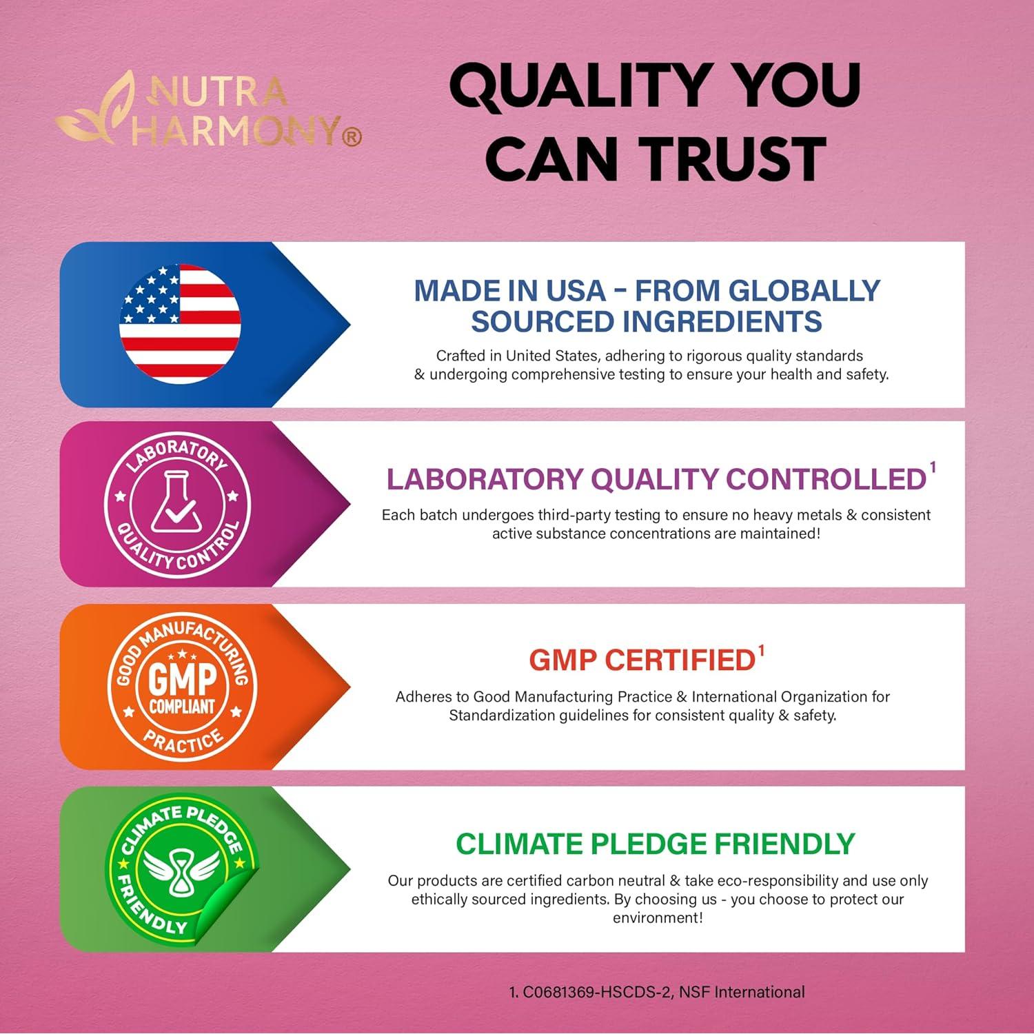 Complejo de Vitamina B Nutra Harmony 60 Cápsulas Veganas