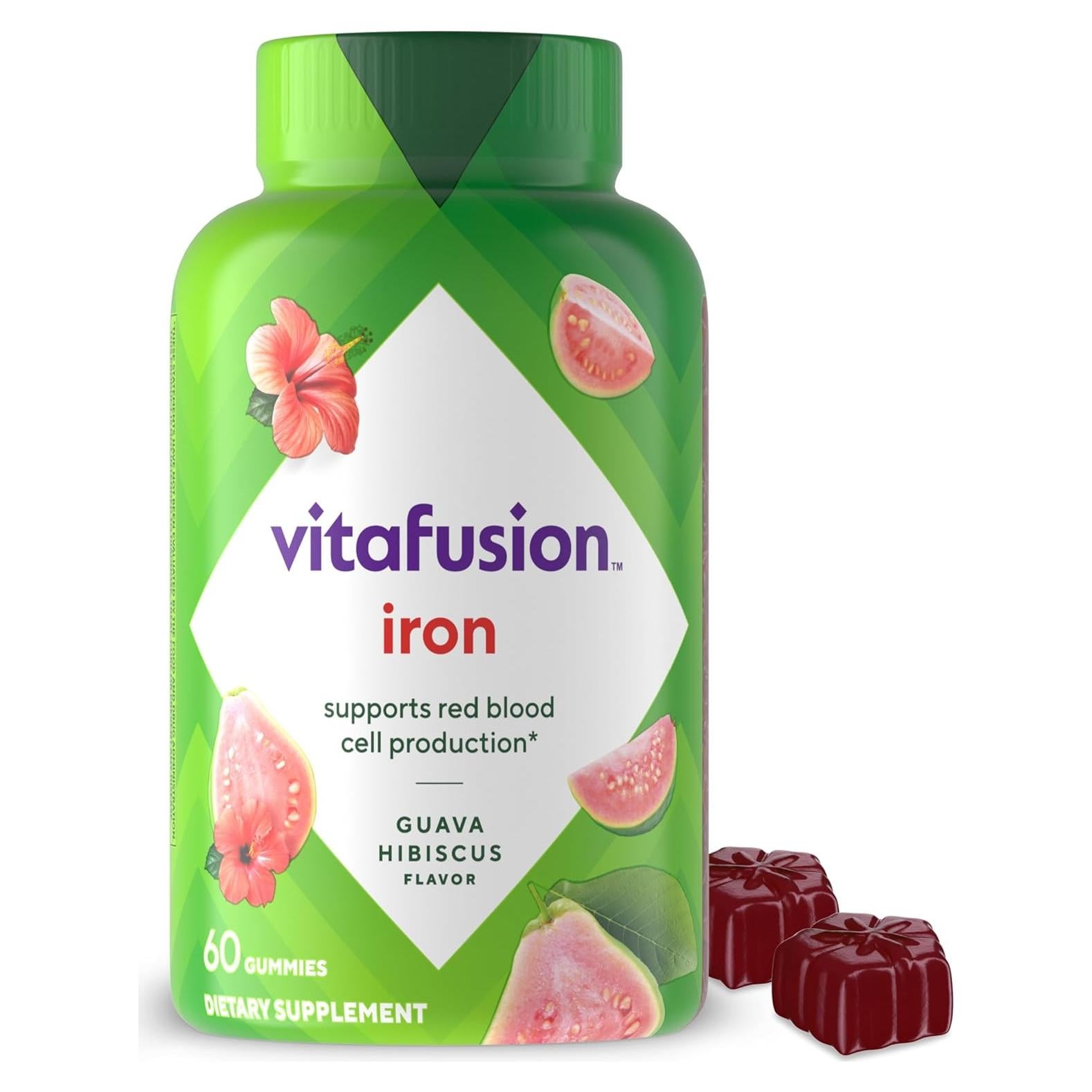 Suplemento Vitamínico de Goma de Hierro Vitafusion 60 gomitas