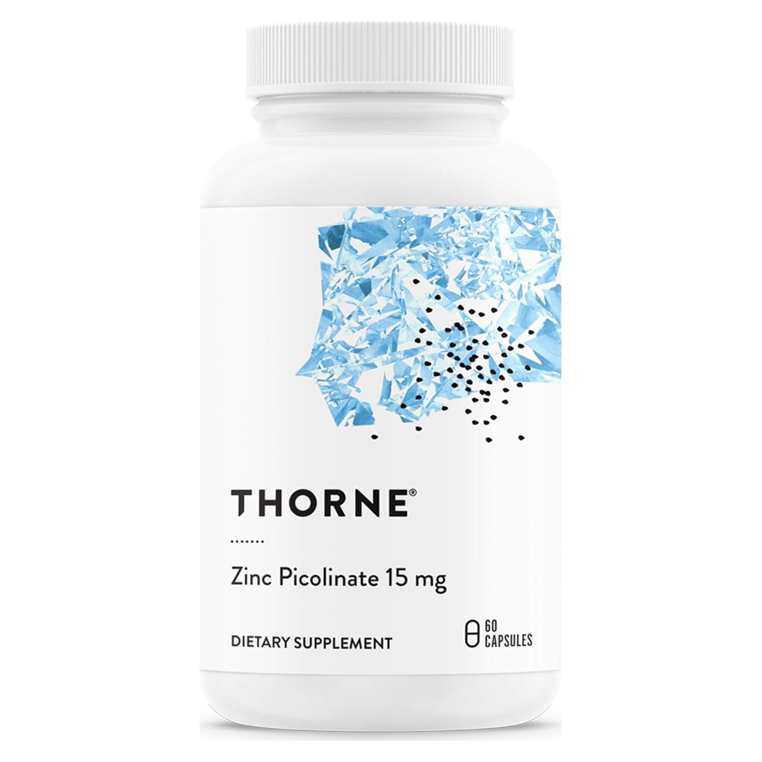 Suplemento de Zinc Picolinato Thorne 15mg - 60 Cápsulas
