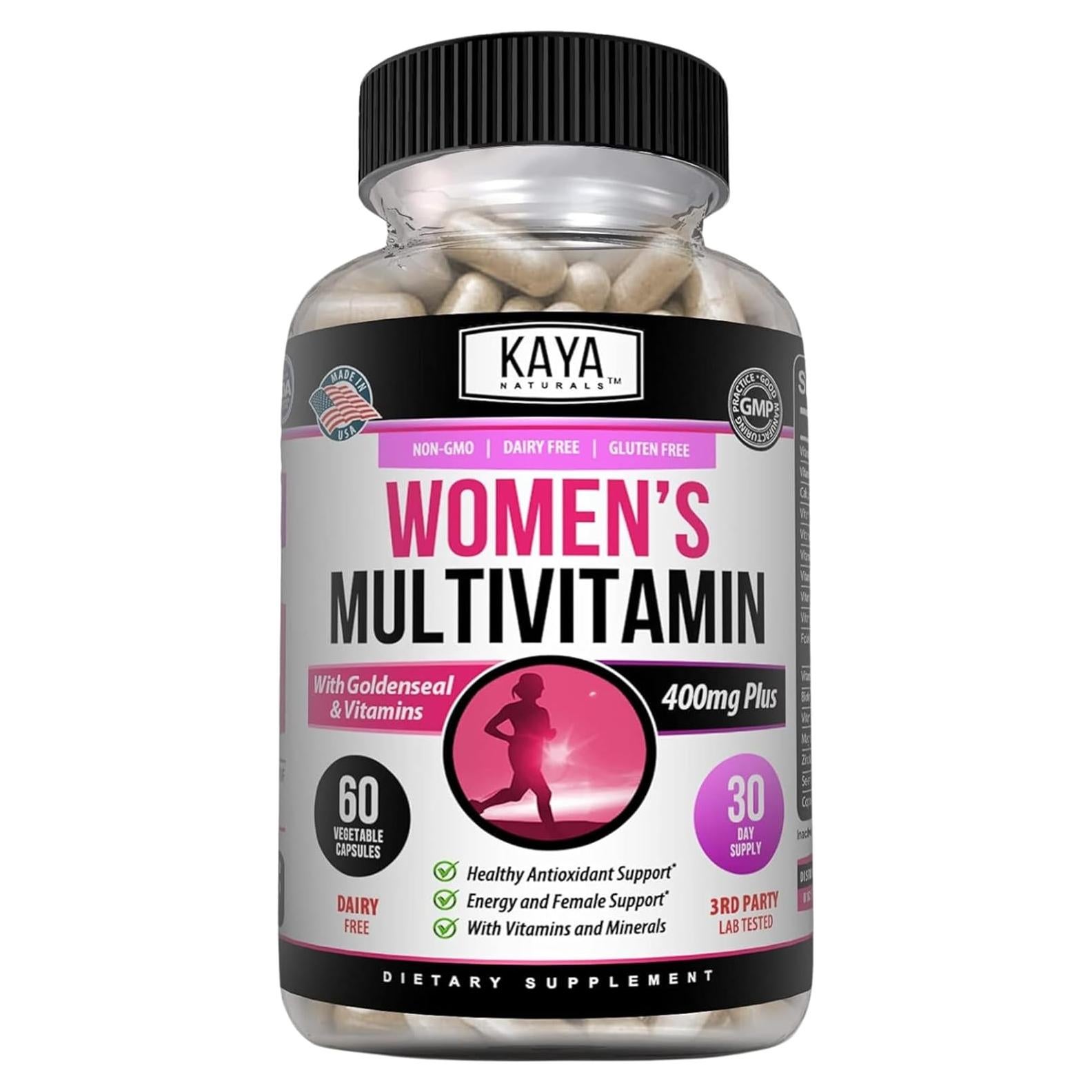 Multivitamínico Kaya Naturals para Mujeres 60 Cápsulas