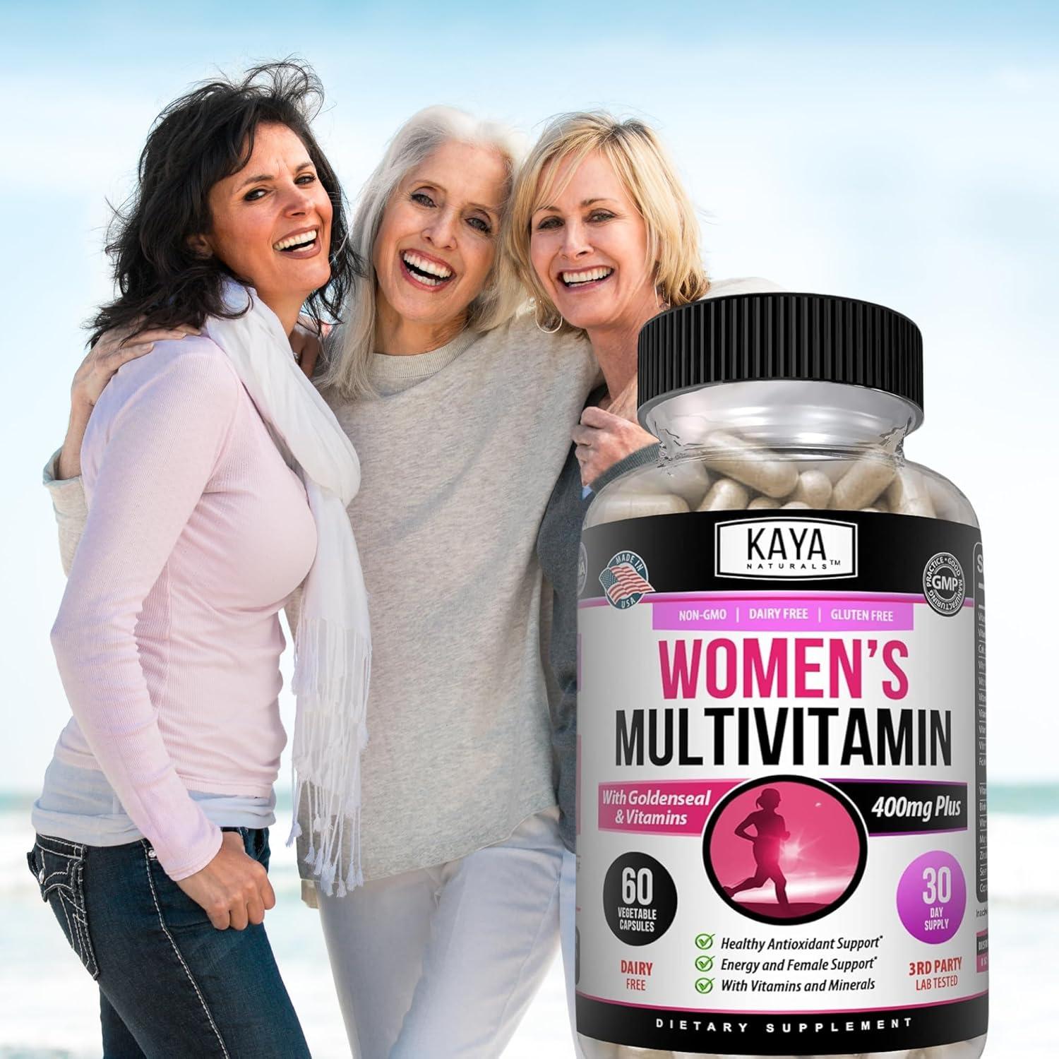 Multivitamínico Kaya Naturals para Mujeres 60 Cápsulas