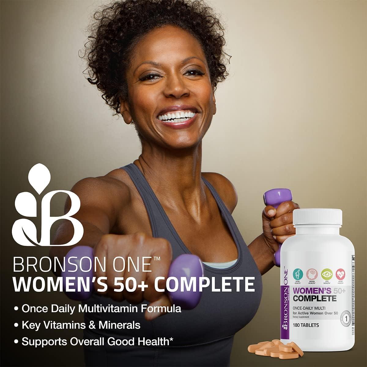 Multivitamínico Bronson ONE Daily para Mujeres 50+, 180 Tabletas