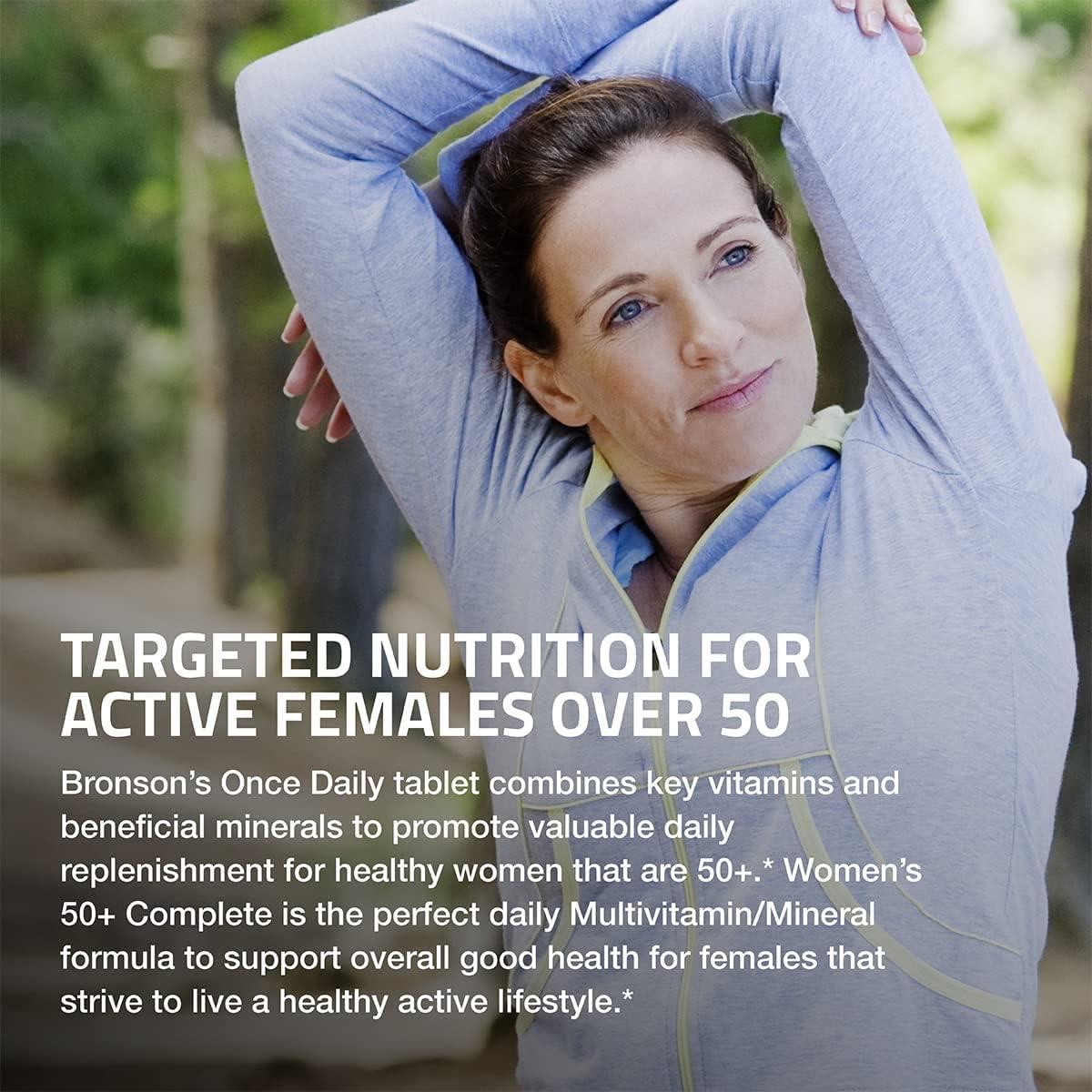 Multivitamínico Bronson ONE Daily para Mujeres 50+, 180 Tabletas